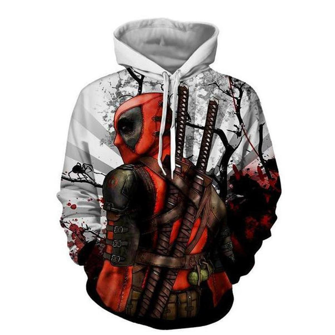 Marvel Deedpool 3D All Over Print Hoodie, Zip Hoodie