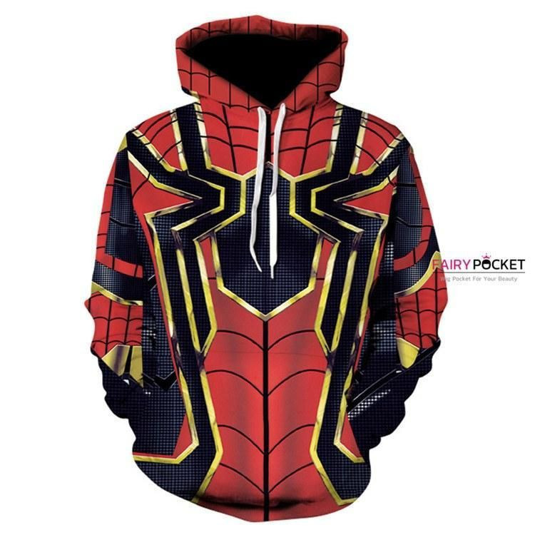 Marvel Hero Spider-Man Peter Benjamin Parker 3D All Over Print Hoodie, Zip Hoodie