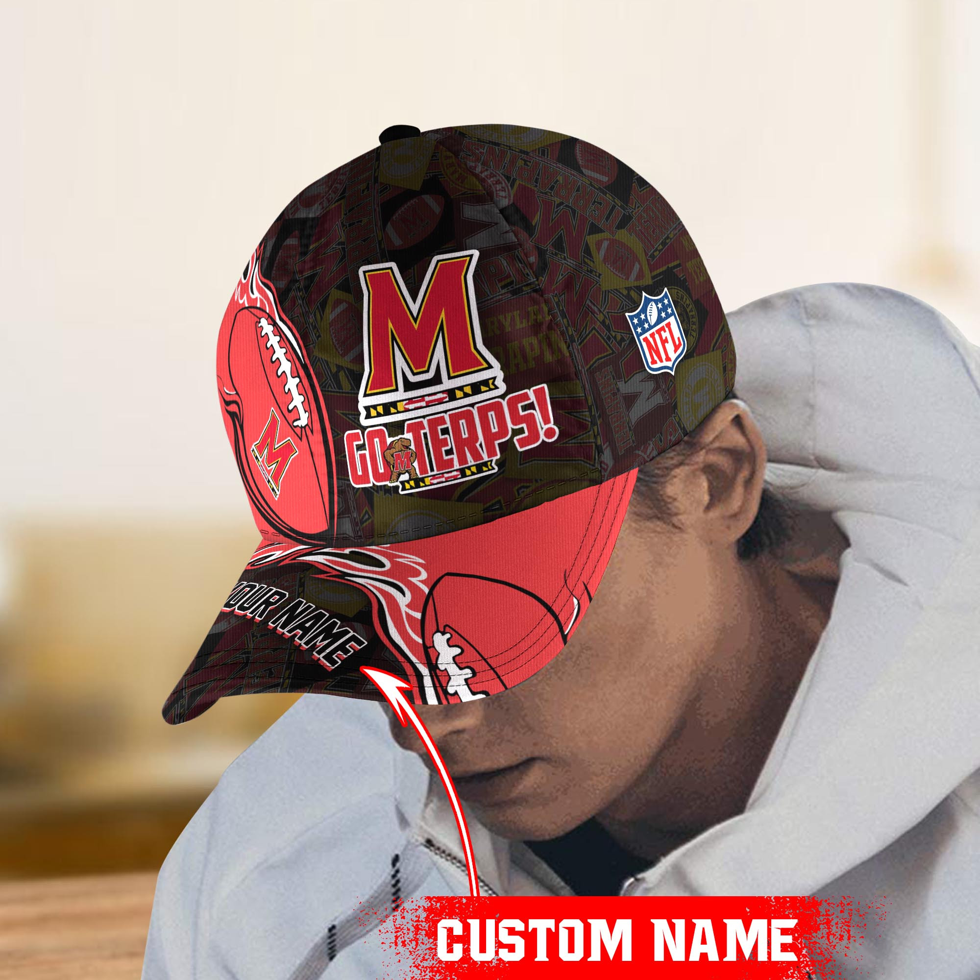 Maryland Terrapins Classic Cap Trucker Hats Custom Hats Gifts For Men & Women