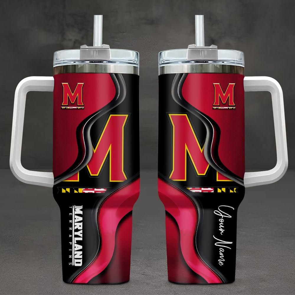 Maryland Terrapins NCAA Custom Stanley Cup 40 oz 30 oz Tumbler With HandleTVC230198