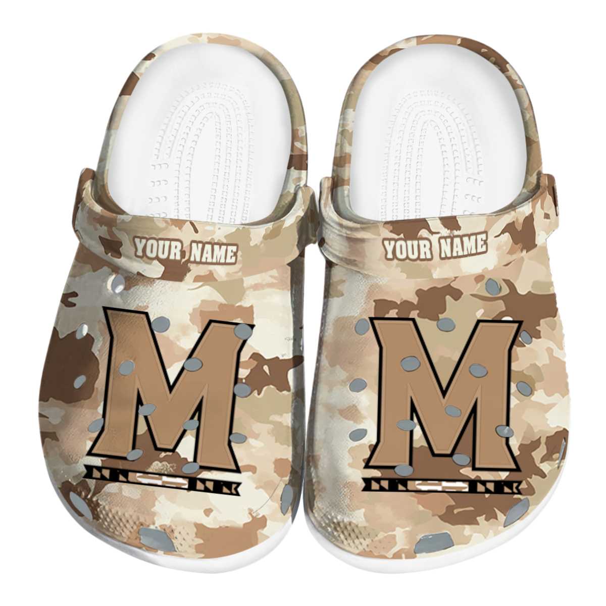 Maryland Terrapins NCAA Sport Crocs Crocband Clogs Shoes Comfortable For Men Women and Kids