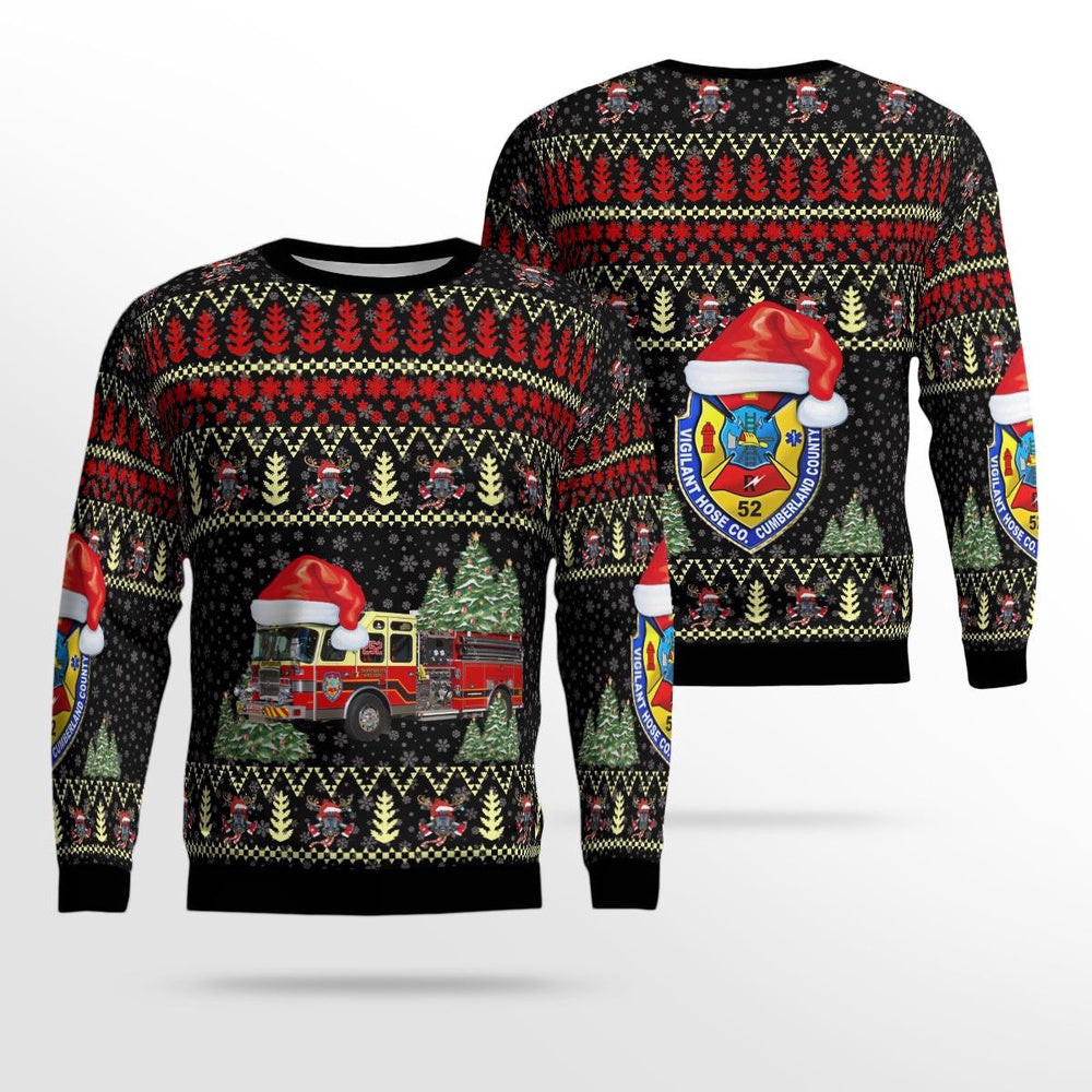 Massachusetts Boston EMS Christmas Ugly Sweater Christmas Unisex Sweaters Gift For Christmas