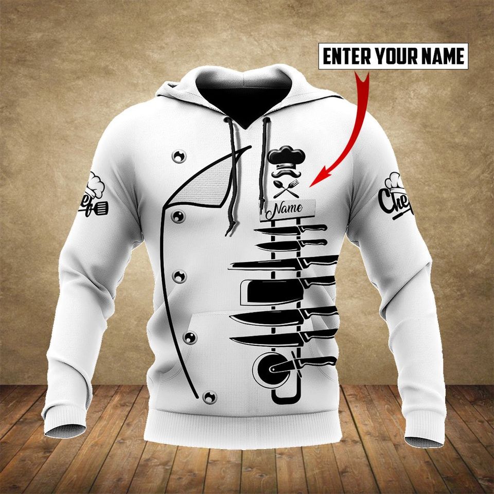 Master Chef Personalized 3D All Over Printed Unisex