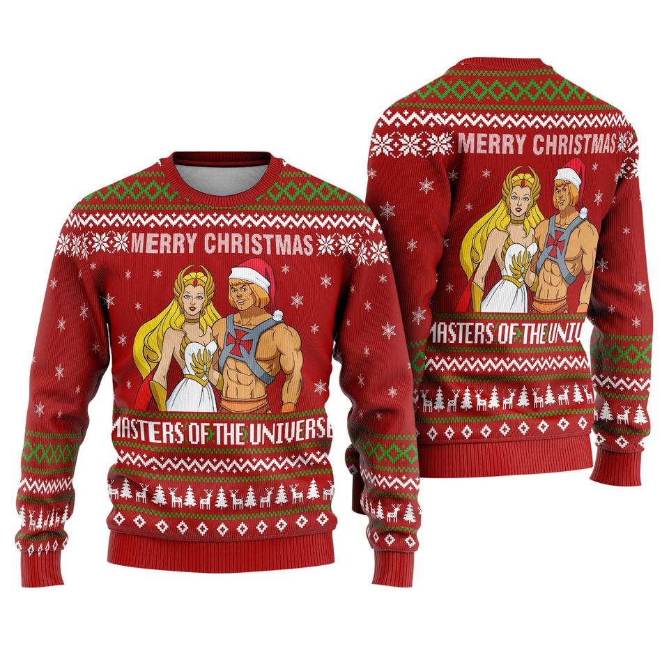 Masters Of the Universe He-man Ugly Sweater