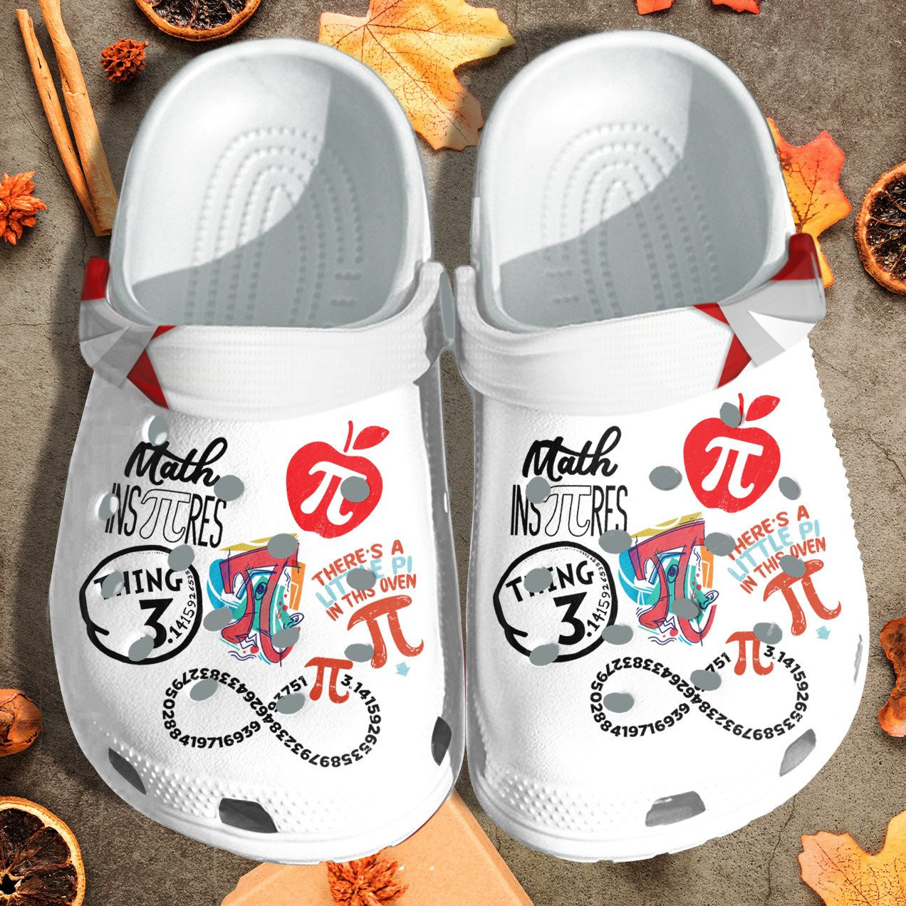 Math Inspire Pi Shoes Crocbland Clog Gift