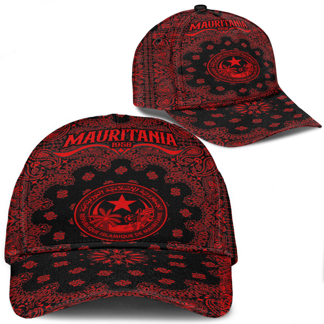 Mauritania Classic Cap Paisley Bandana Never Out of Date" Personalized Cap Trucker Hats Custom Hats Gifts For Men & Women"