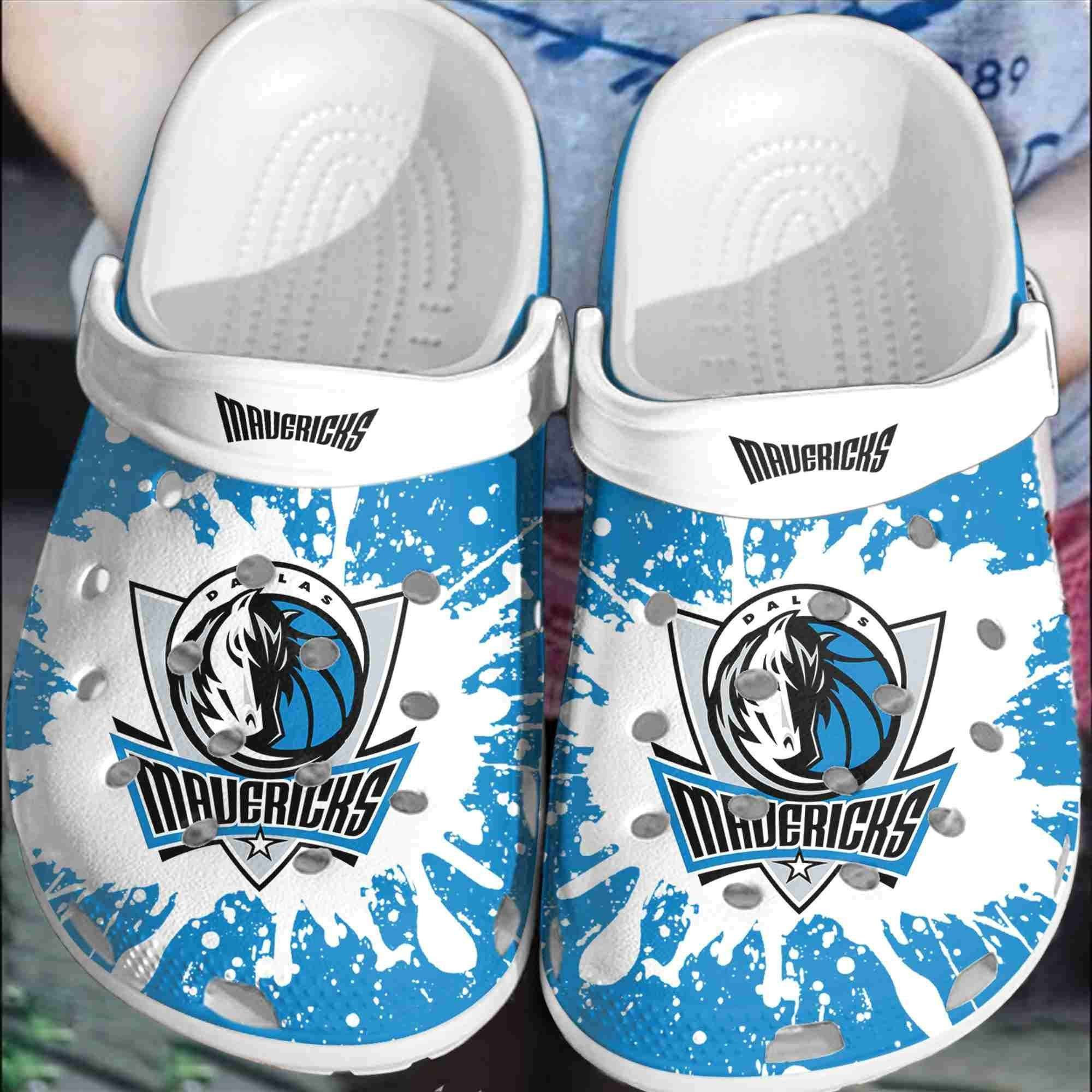 Mavericks Basketball Crocband Clogs