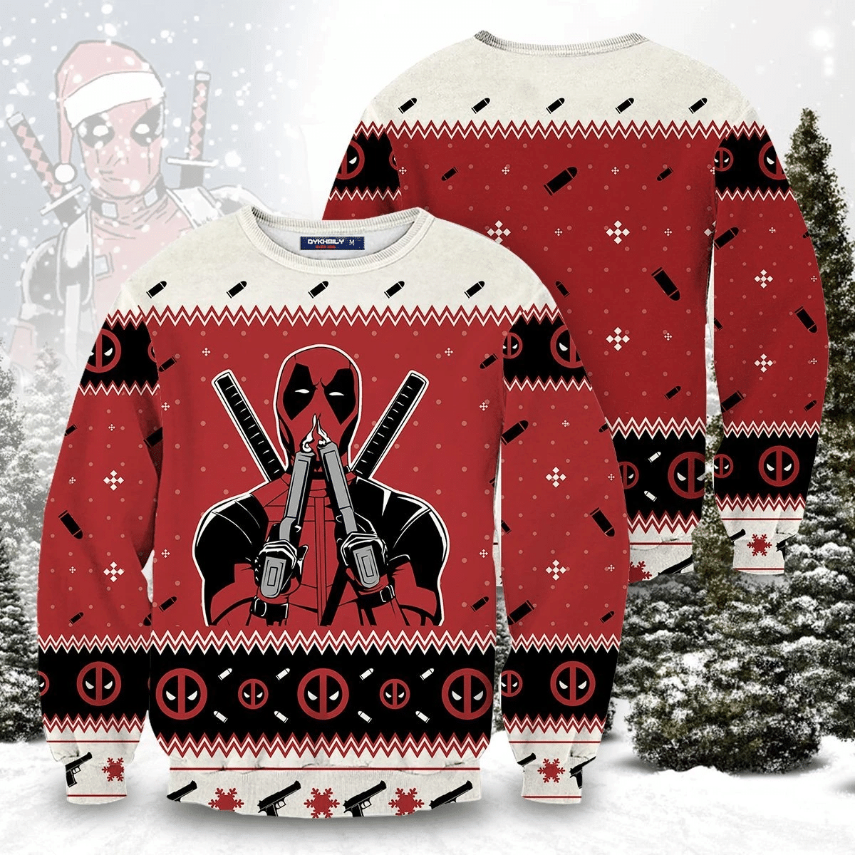 Maximum Effort Ugly Christmas Sweater Adult 3D Funny Matching for family