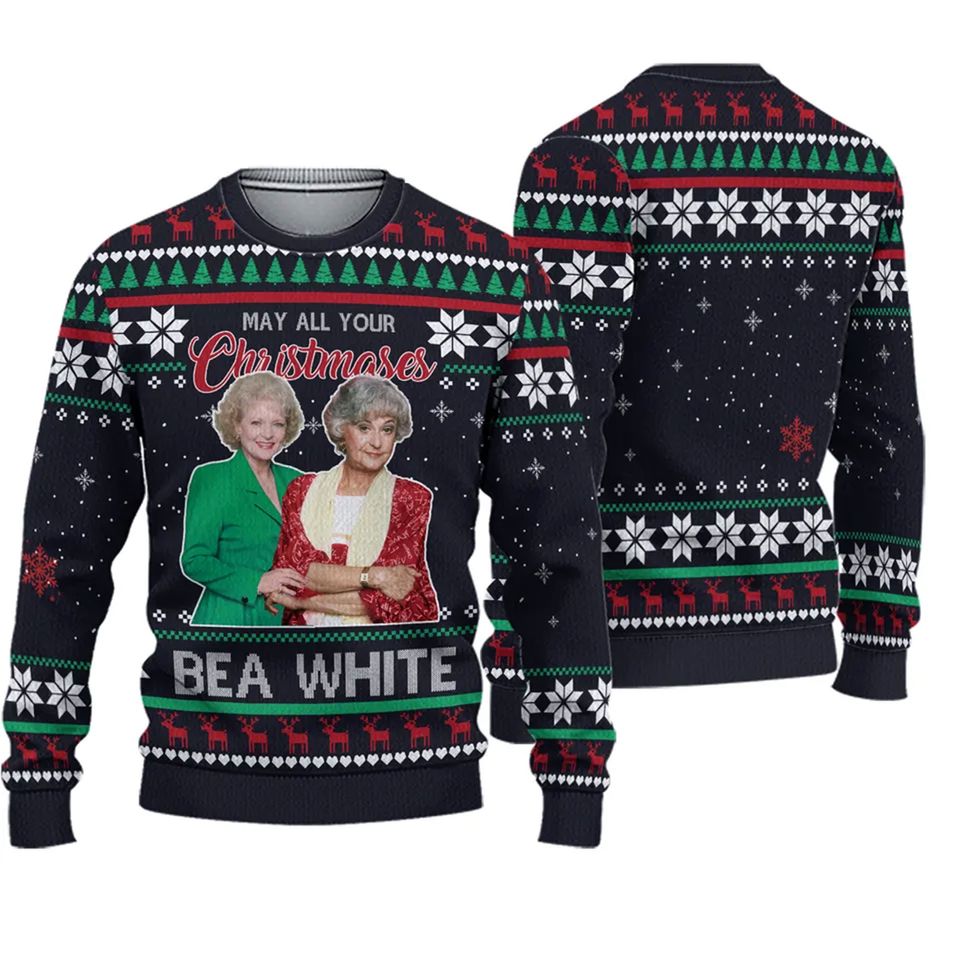 May All Your Christmases Bea White Quotes 3D Shirt