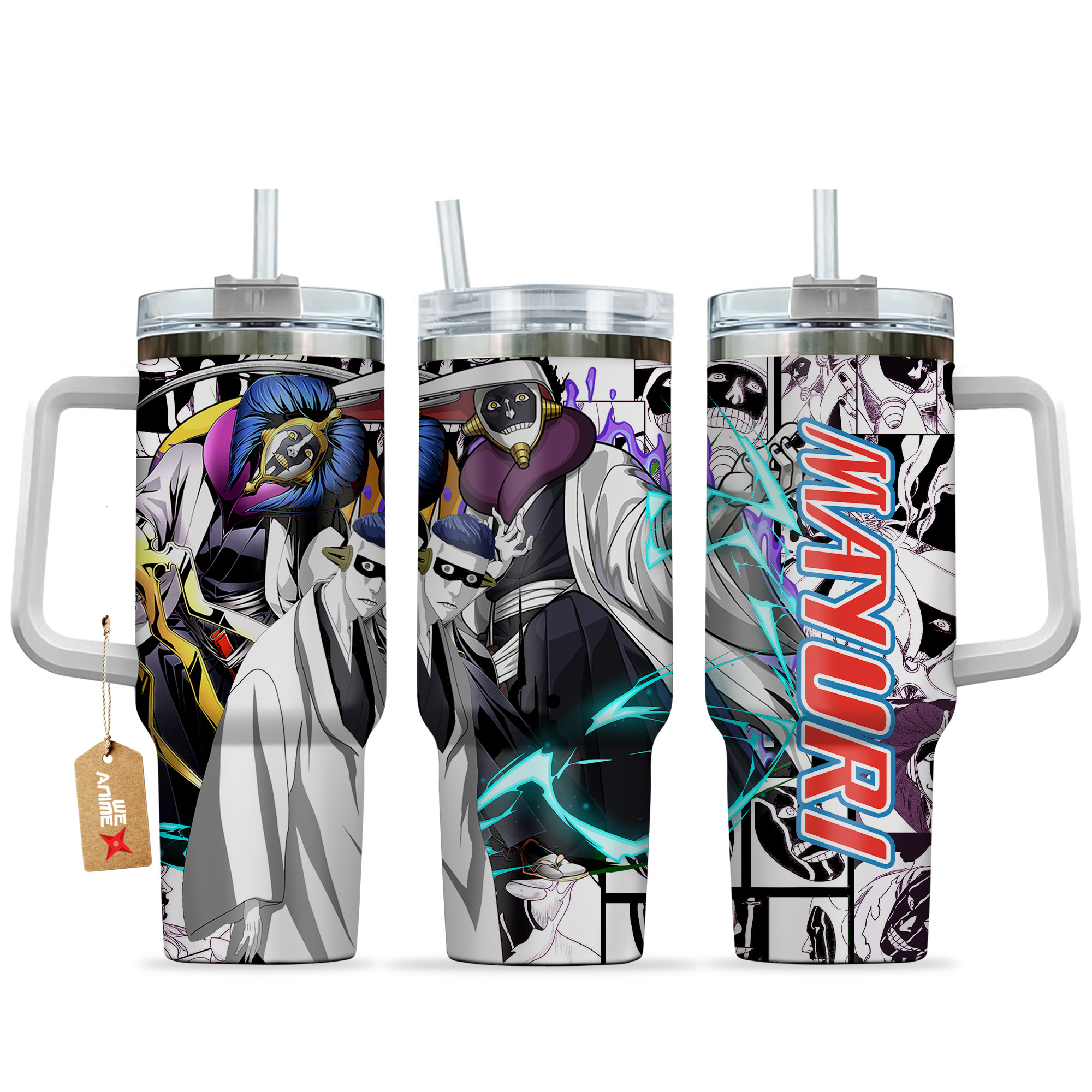 Mayuri Kurotsuchi Bleach Anime Custom Stanley Cup 40 oz 30 oz Tumbler With HandleTVC2301151