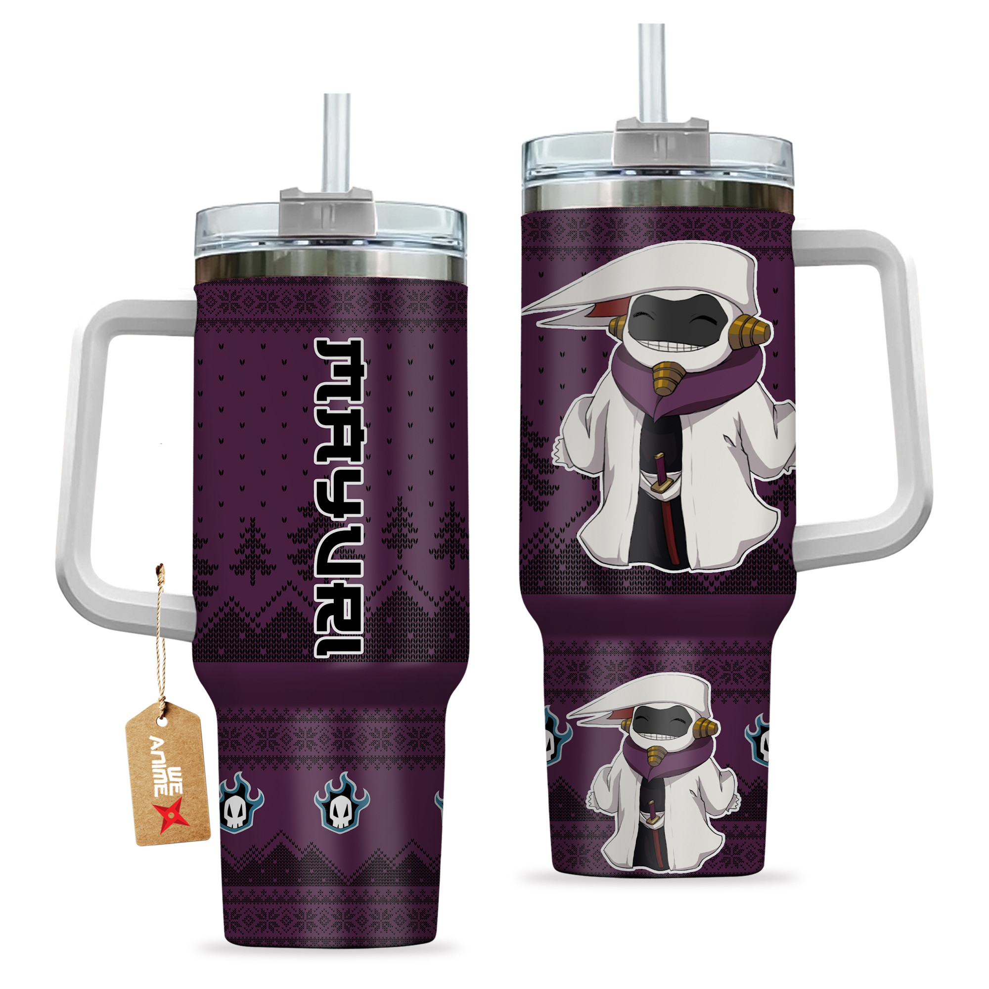 Mayuri Kurotsuchi Bleach Anime Custom Stanley Cup 40 oz 30 oz Tumbler With HandleTVC2301163 - Image 2