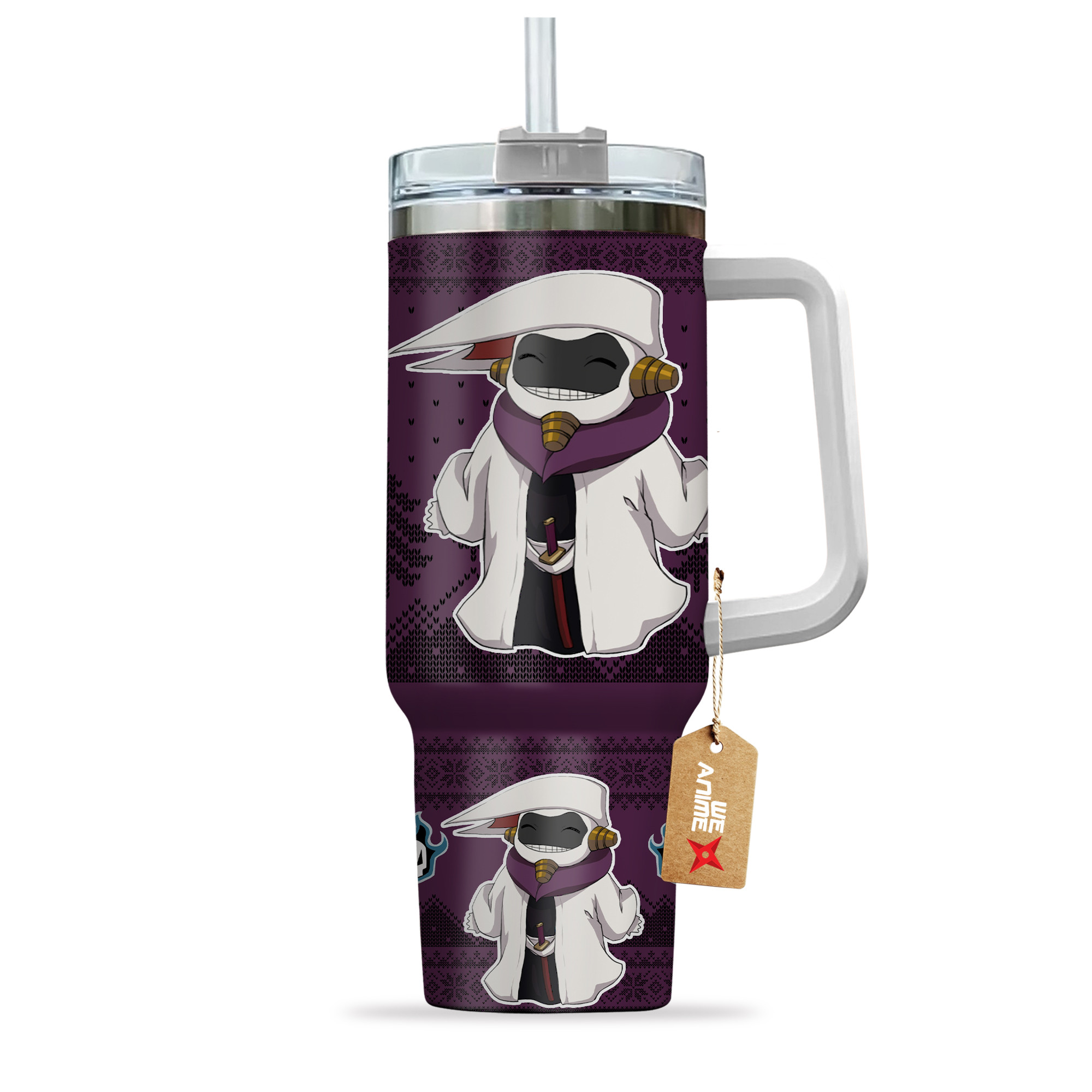 Mayuri Kurotsuchi Bleach Anime Custom Stanley Cup 40 oz 30 oz Tumbler With HandleTVC2301163 - Image 4