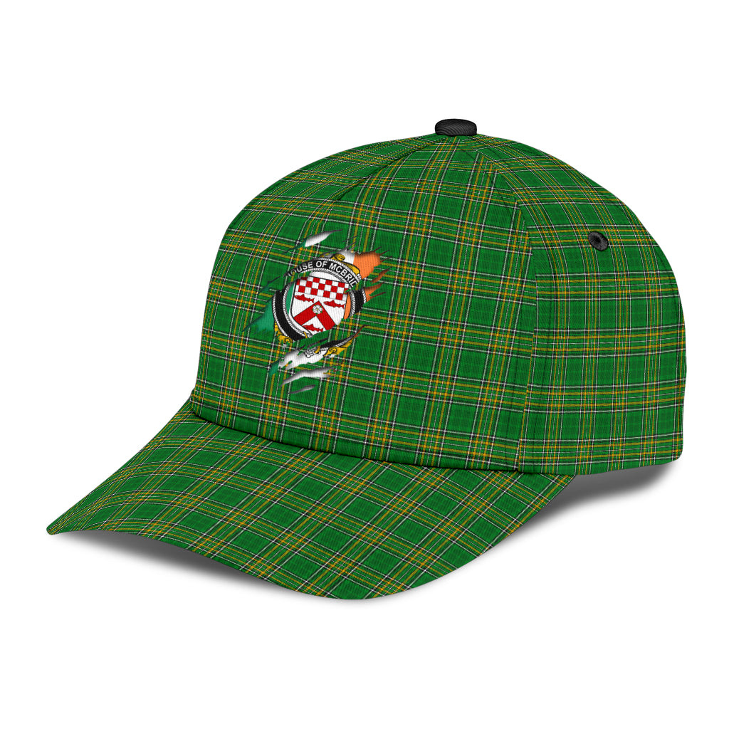 McBride Family Crest Ireland National Tartan Plaid Cap In Me Style K23 Trucker Hats Custom Hats Gifts For Men & Women