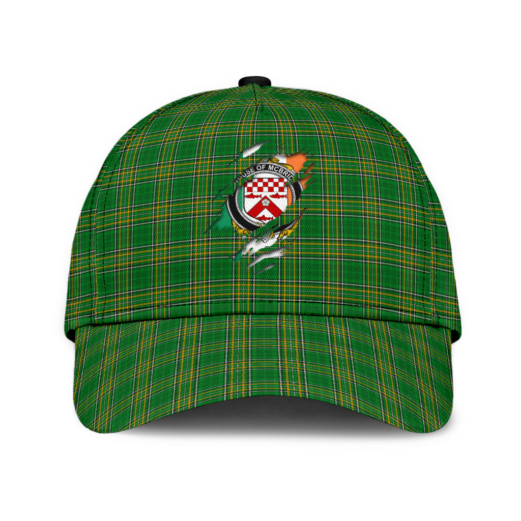 McBride Family Crest Ireland National Tartan Plaid Cap In Me Style K23 Trucker Hats Custom Hats Gifts For Men & Women