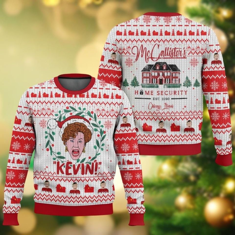 McCallister Home Security Sweater, Home Alone Xmas Sweater