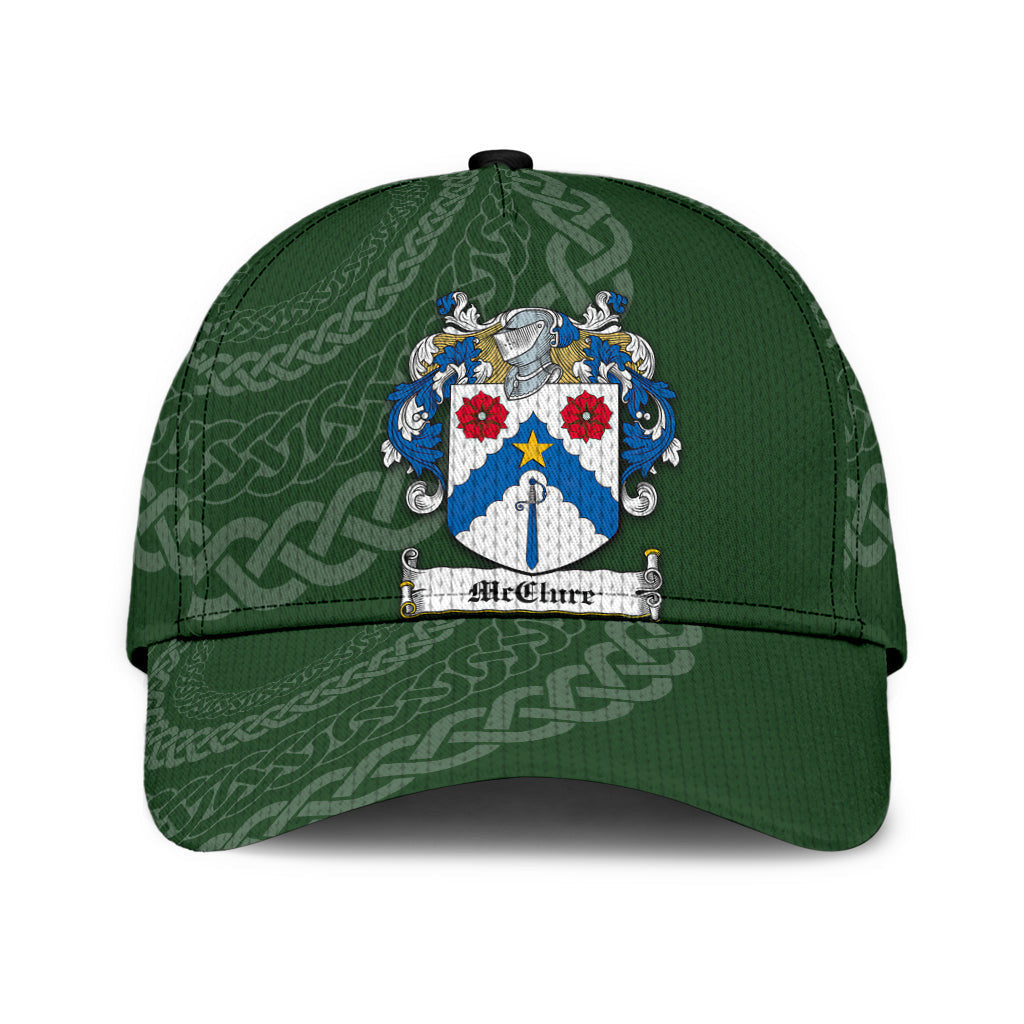 Mcclure Coat Of Arms - Irish Family Crest St Patrick's Day Hat Classic Cap Trucker Hats Custom Hats Gifts For Men & Women