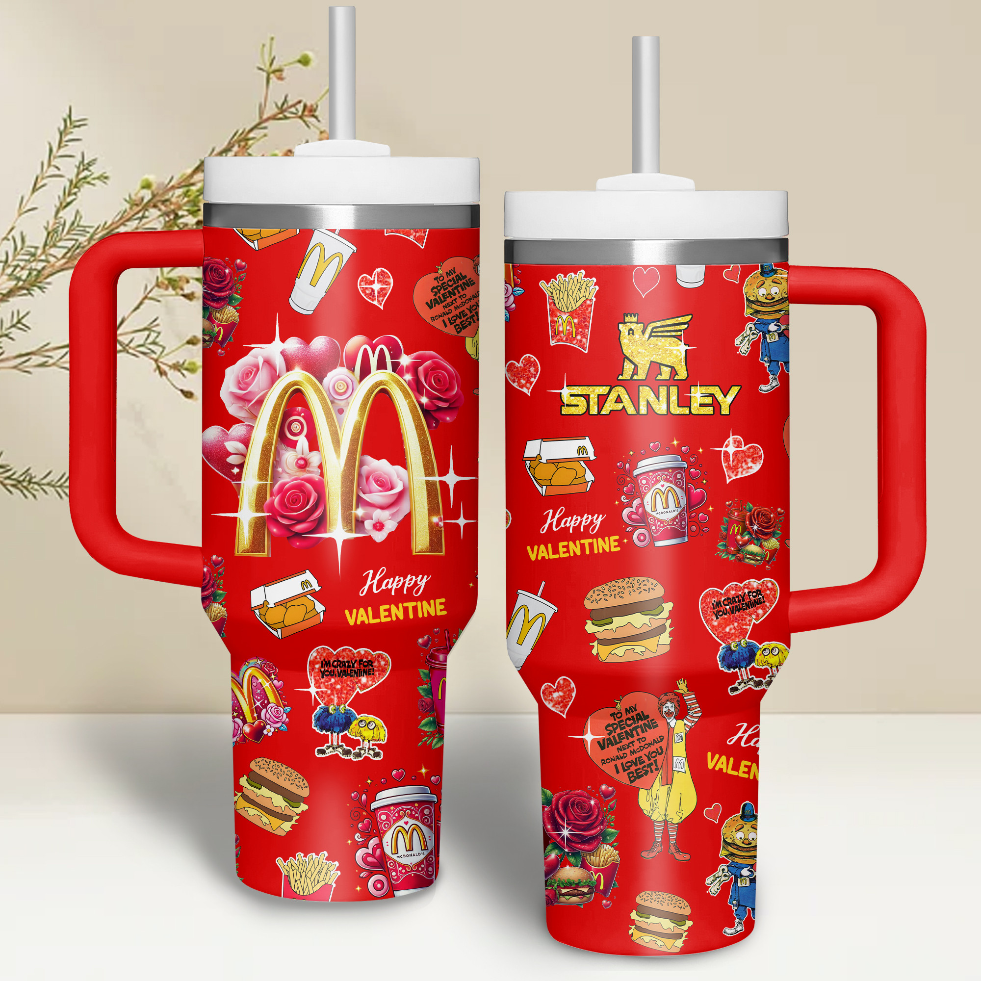 Mcdonald Food Custom Stanley Cup 40 oz 30 oz Tumbler With HandleTVC2301343