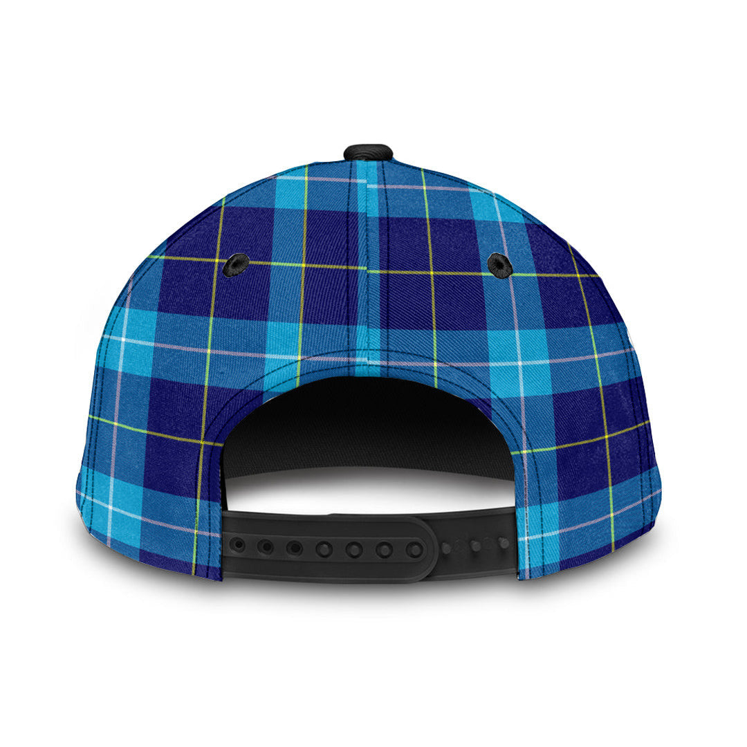 McKerrell Tartan Baseball Cap, Tartan Plaid Cap with Family Crest K23 Trucker Hats Custom Hats Gifts For Men & Women
