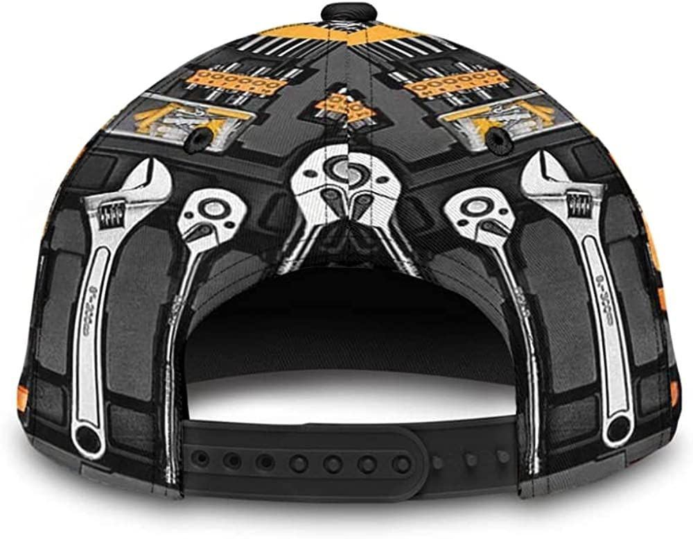 Mechanic Toolbox Sets Black Simple and Beautiful 3D Printed Unisex Hat Classic Cap Trucker Hats Custom Hats Gifts For Men & Women