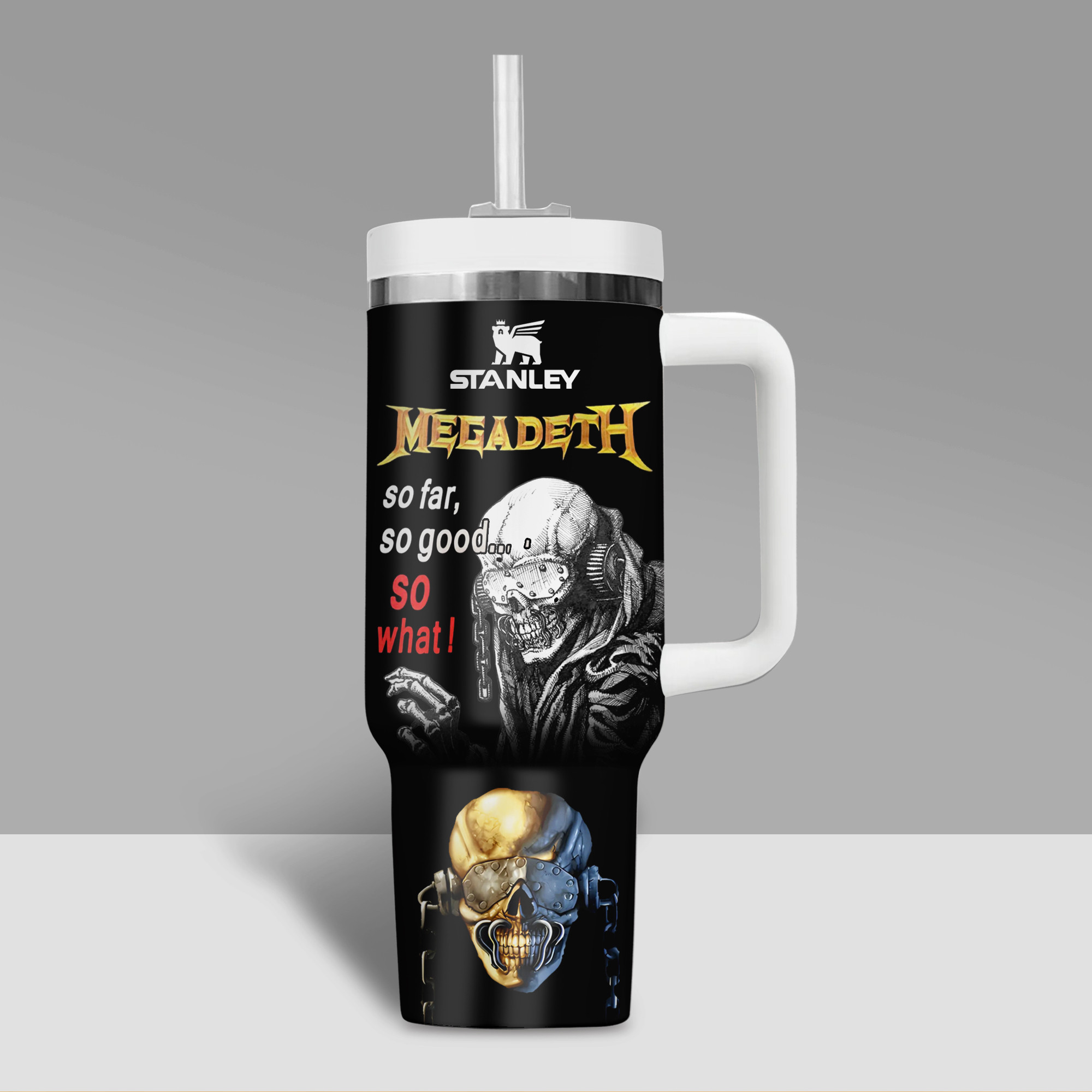 Megadeth Band Music Custom Stanley Cup 40 oz 30 oz Tumbler With HandleTVC2301336 - Image 3