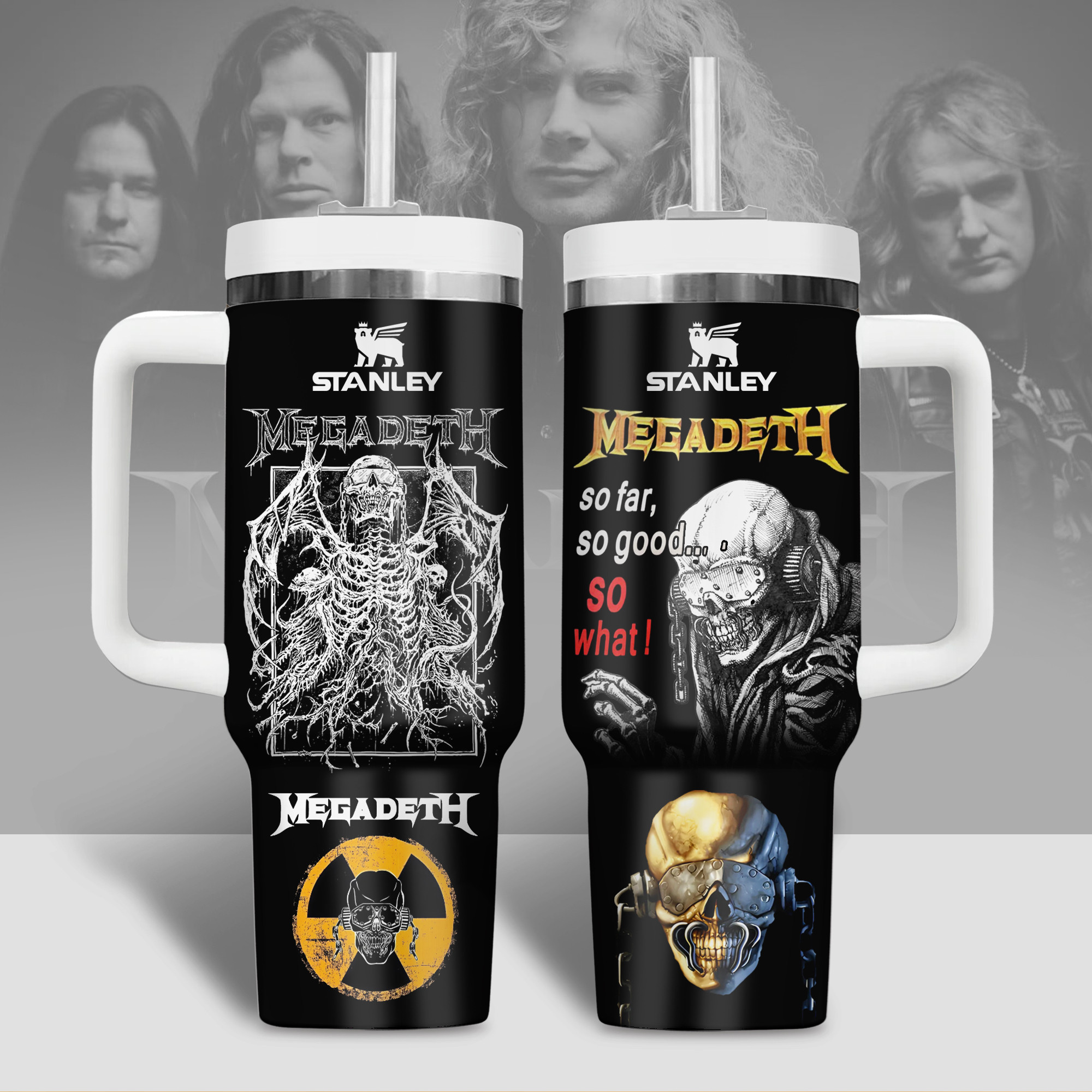 Megadeth Band Music Custom Stanley Cup 40 oz 30 oz Tumbler With HandleTVC2301336