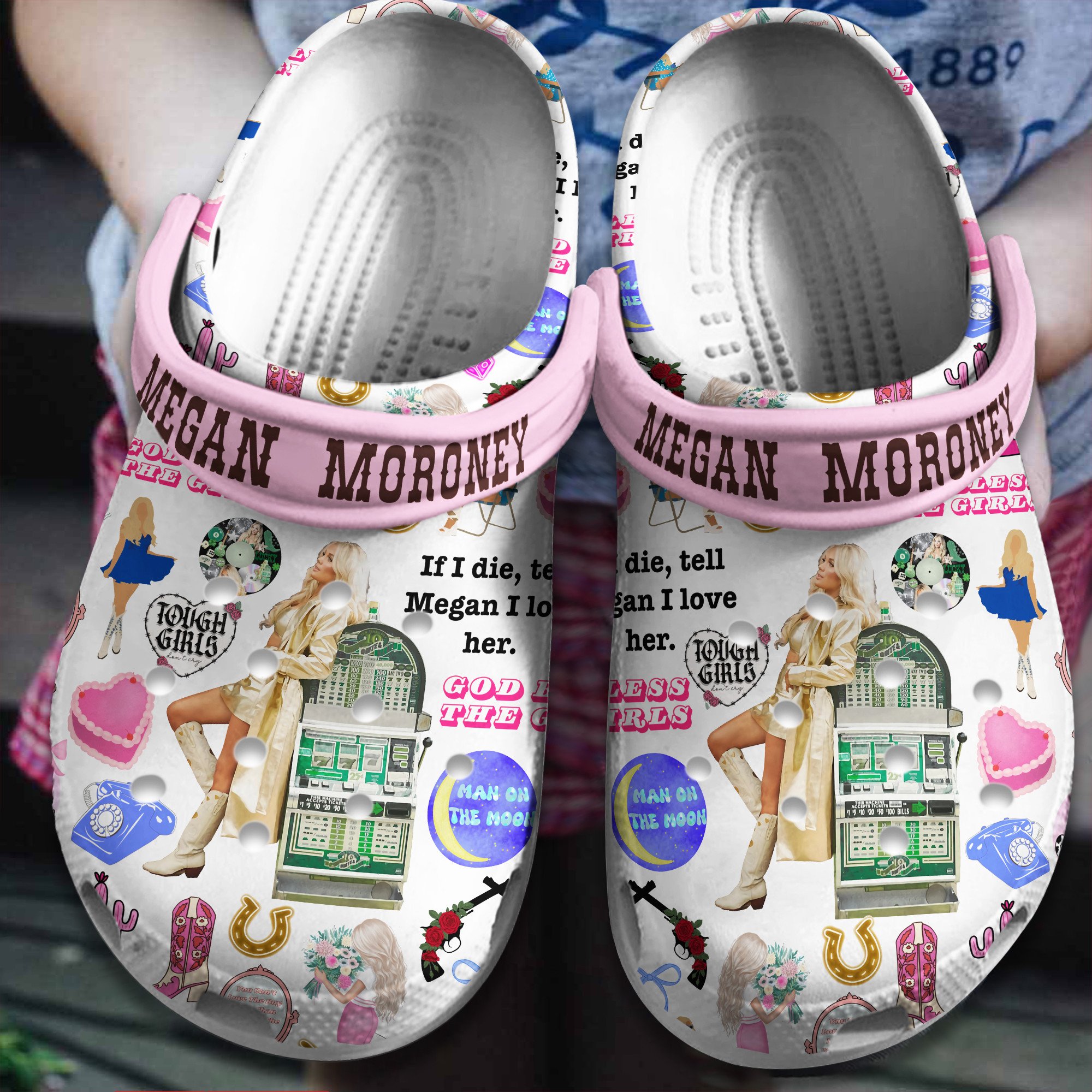 Megan Moroney Music Crocs Crocband Clogs Shoes Comfortable For Men Women and Kids