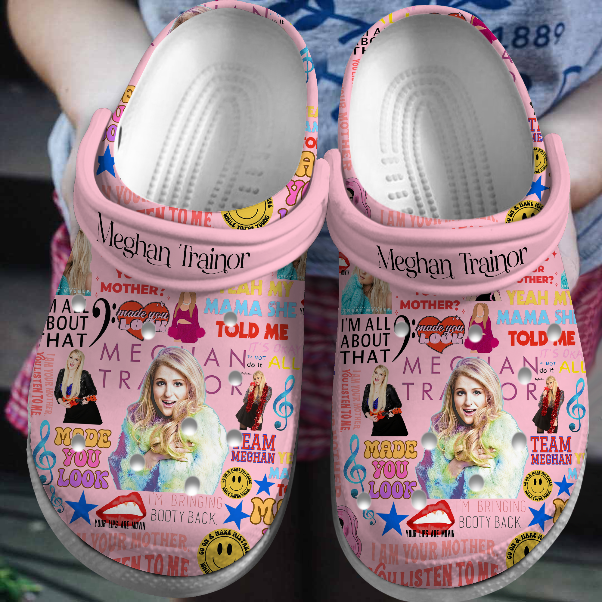 Meghan Trainor Music Crocs Crocband Clogs Shoes Comfortable For Men Women and Kids