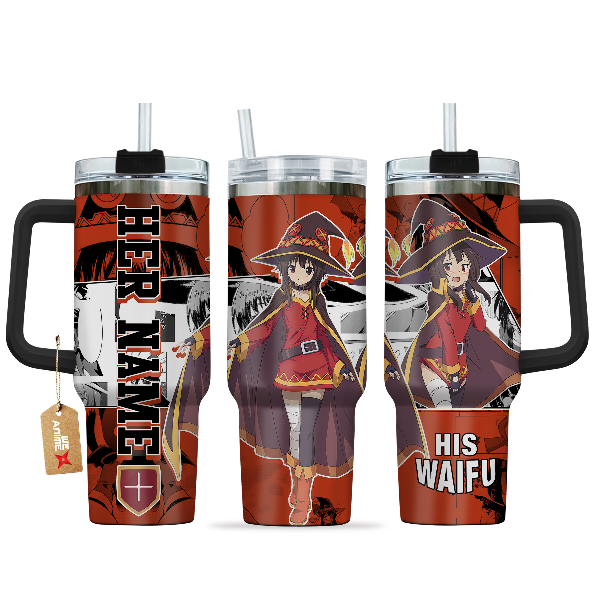 Megumin Konosuba Anime Custom Stanley Cup 40 oz 30 oz Tumbler With HandleTVC2301137