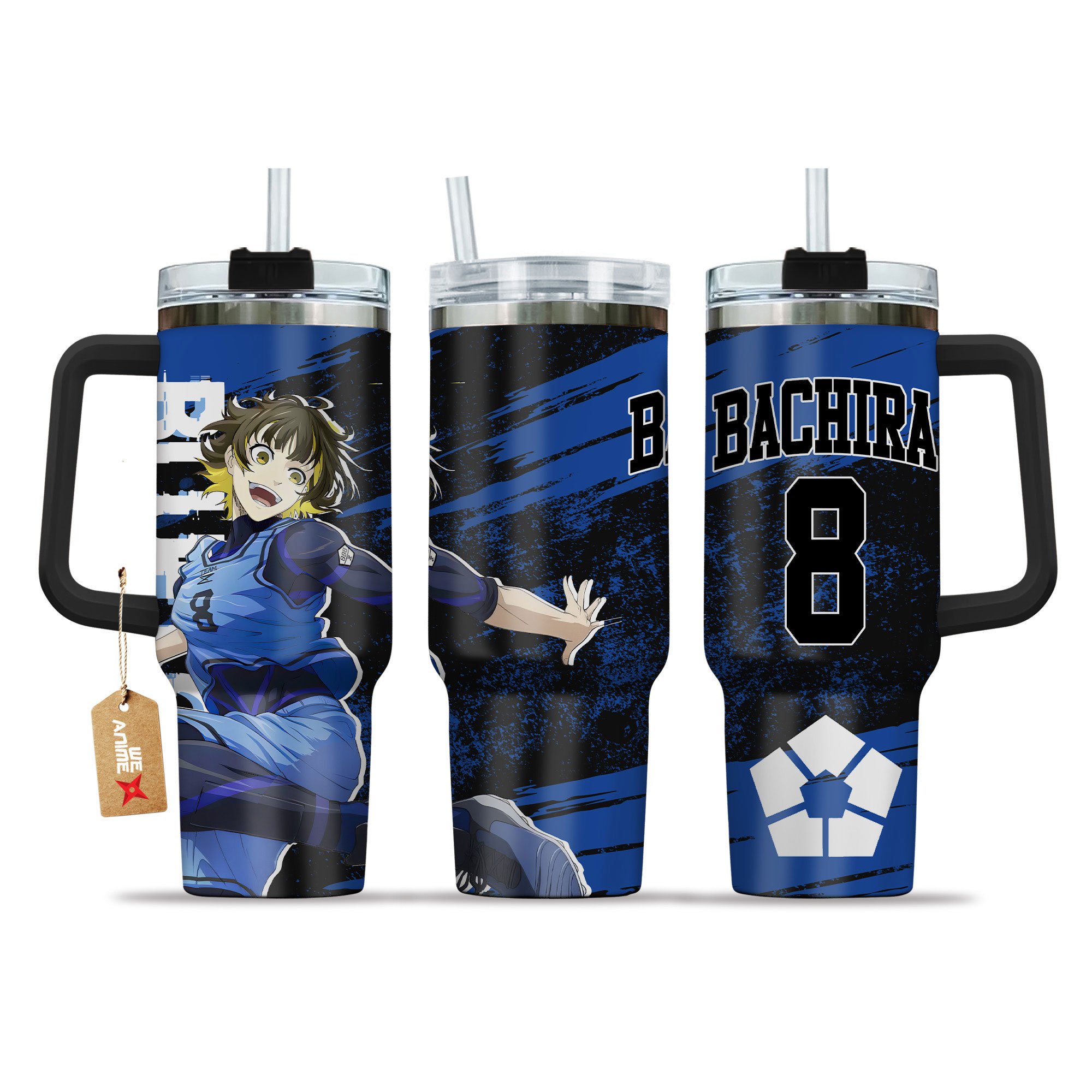 Meguru Bachira 8 Blue Lock Anime Custom Stanley Cup 40 oz 30 oz Tumbler With HandleTVC2301149