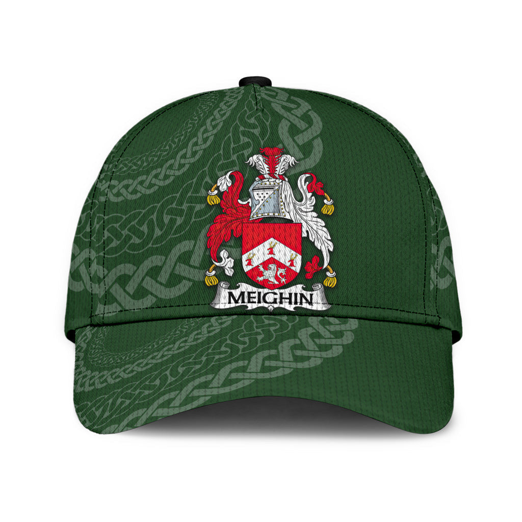 Meighin Coat Of Arms - Irish Family Crest St Patrick's Day Hat Classic Cap Trucker Hats Custom Hats Gifts For Men & Women