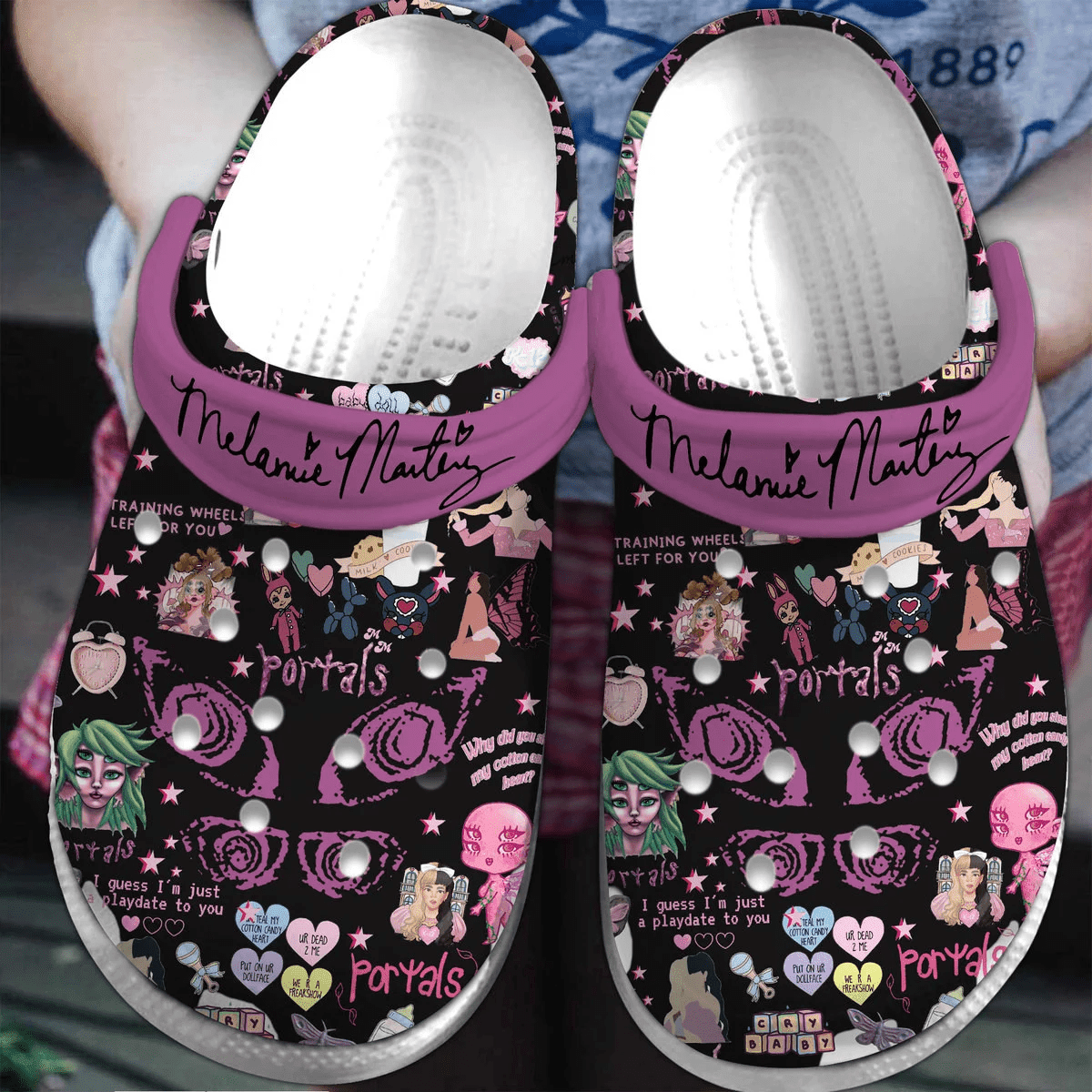 Melanie Martinez Music Crocs Crocband Clogs Shoes Comfortable For Men Women and Kids