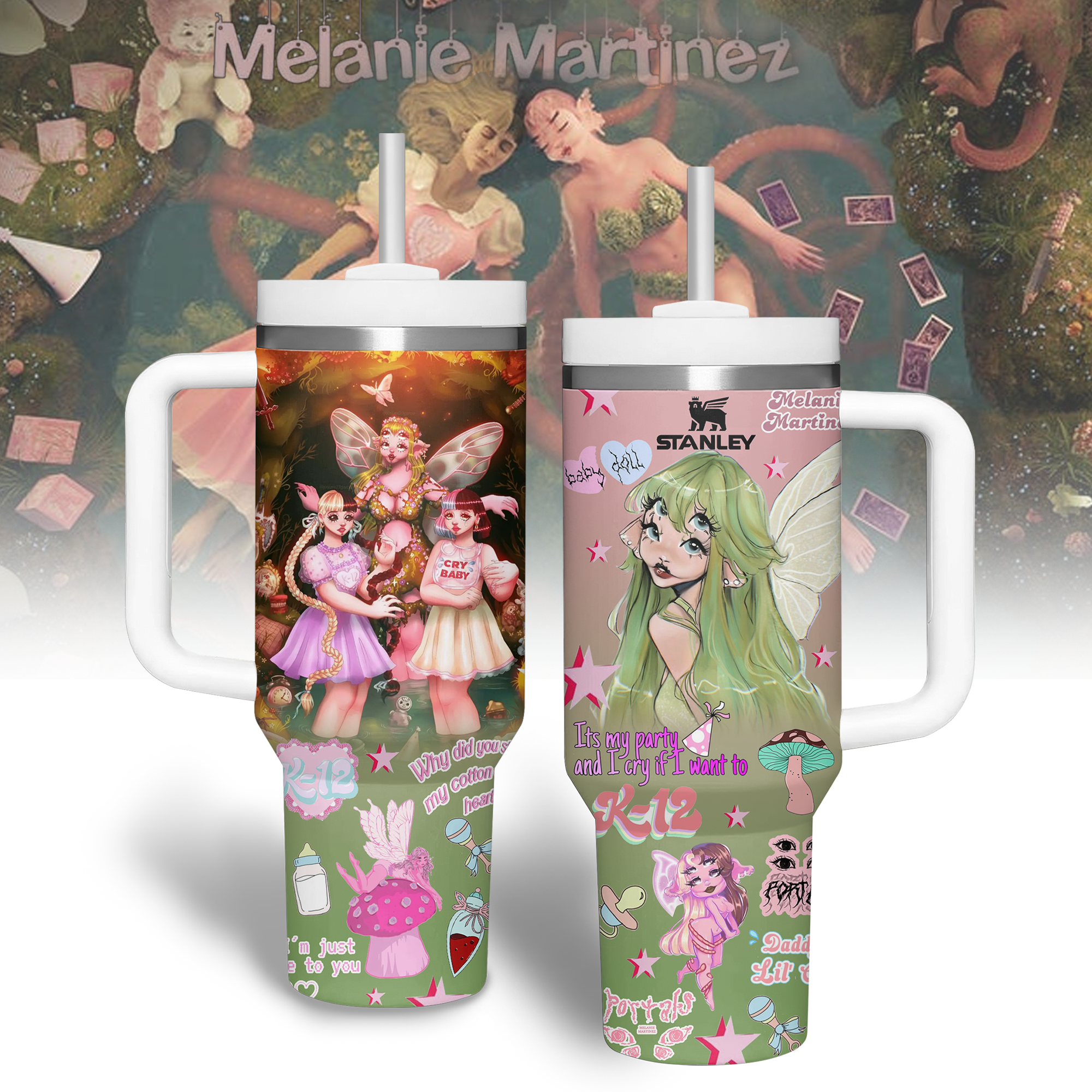 Melanie Martinez Music Custom Stanley Cup 40 oz 30 oz Tumbler With HandleTVC2301280