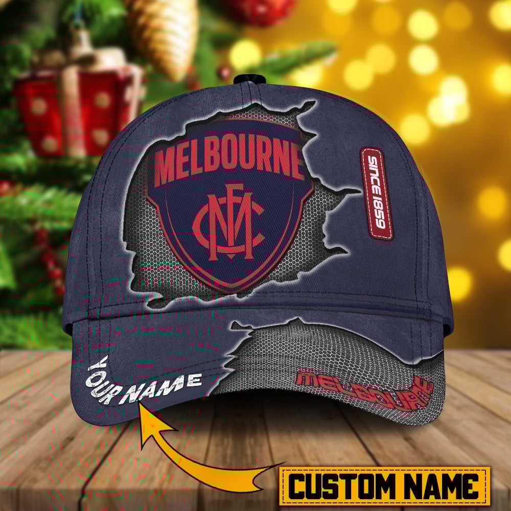 Melbourne Demons AFL Personalized Cap For Fan Baseball Cap Classic Trucker Hats Custom Hats Gifts For Men & Women