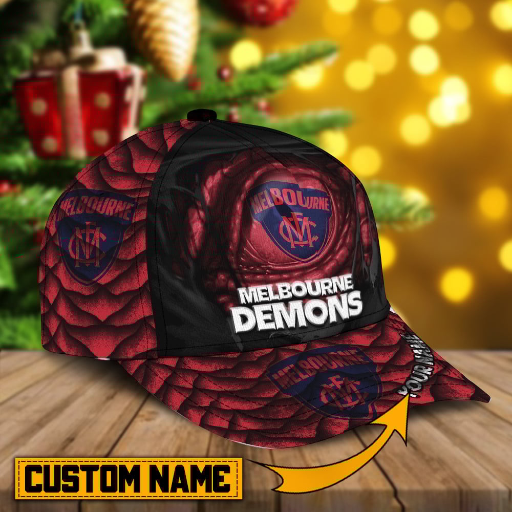 Melbourne Demons Personalized AFL Classic Cap For Fan Baseball Cap Classic Trucker Hats Custom Hats Gifts For Men & Women