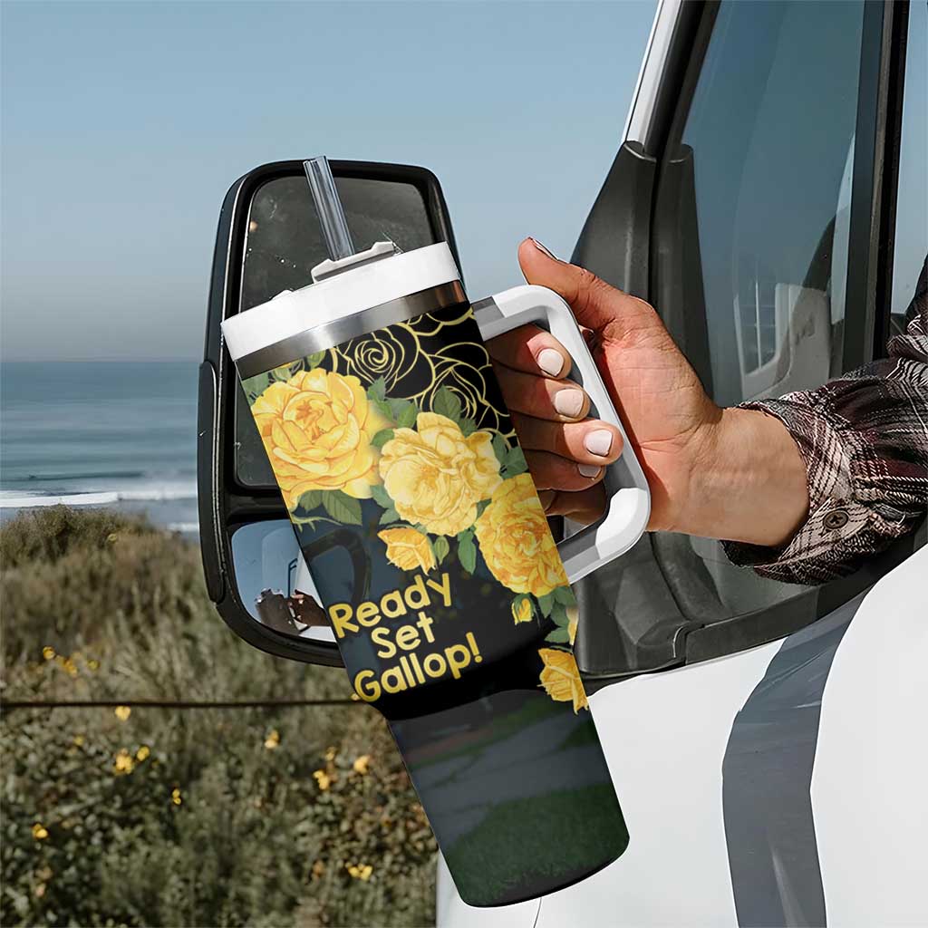 Melbourne Horse Racing Yellow Roses – Ready Set Gallop! Custom Stanley Cup 40 oz 30 oz Tumbler With HandleTVC2301326 - Image 7