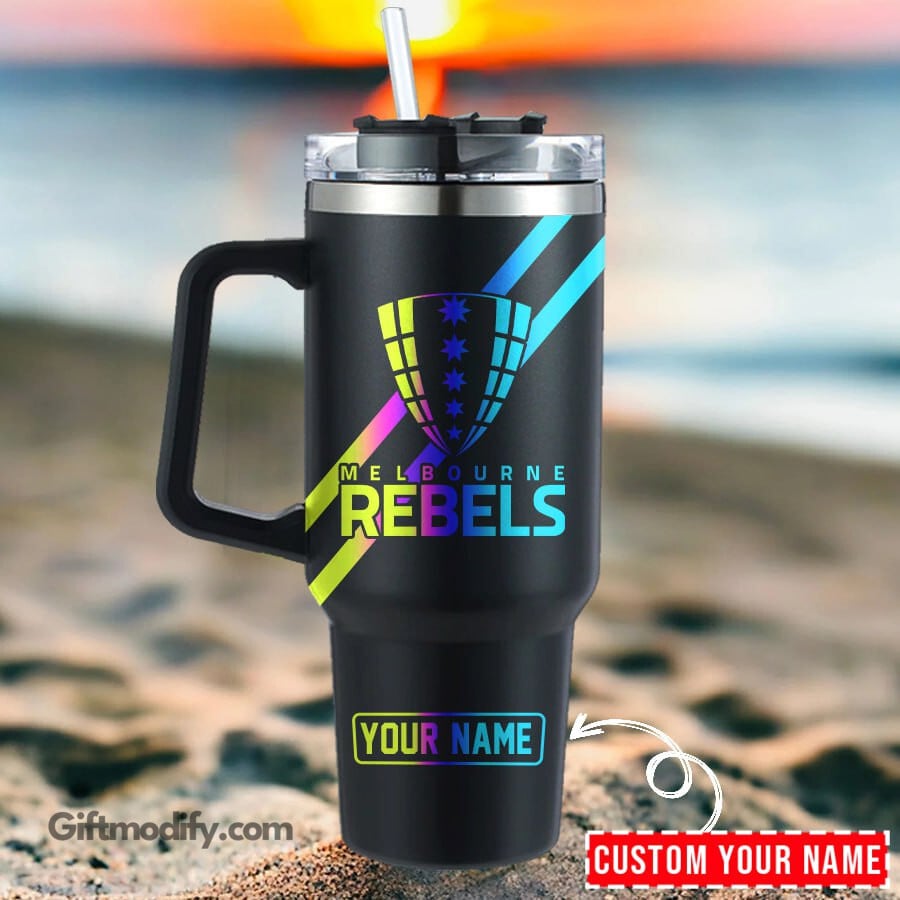 Melbourne Rebels Super Rugby Hologram Logo Custom Stanley Cup 40 oz 30 oz Tumbler With HandleTVC2301181
