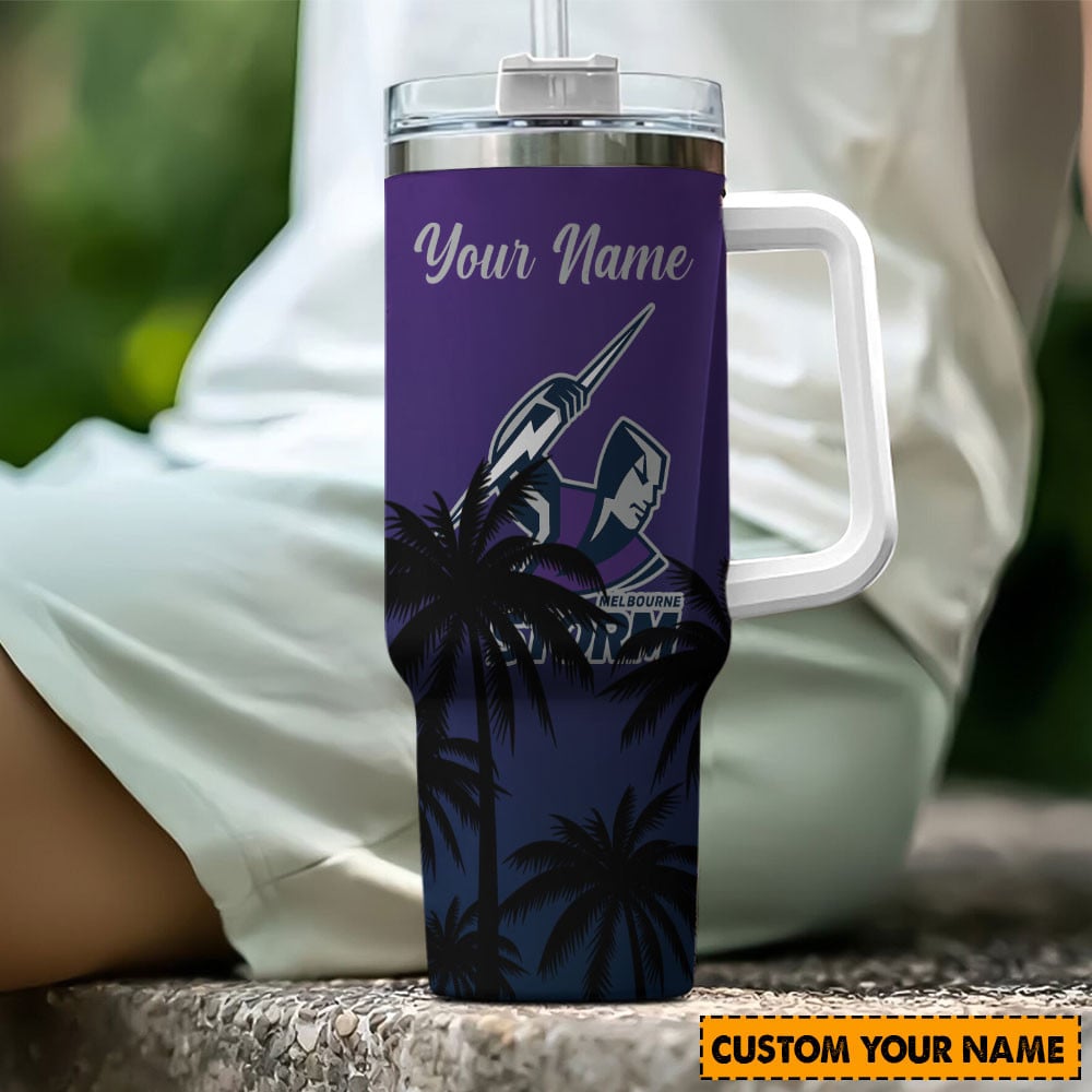 Melbourne Storm NRL Glitter Custom Stanley Cup 40 oz 30 oz Tumbler With HandleTVC2301194