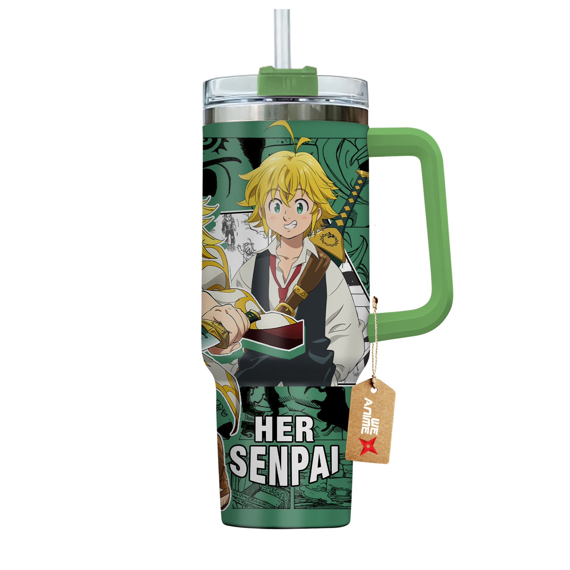 Meliodas The Seven Deadly Sins Anime Custom Stanley Cup 40 oz 30 oz Tumbler With HandleTVC2301134 - Image 4