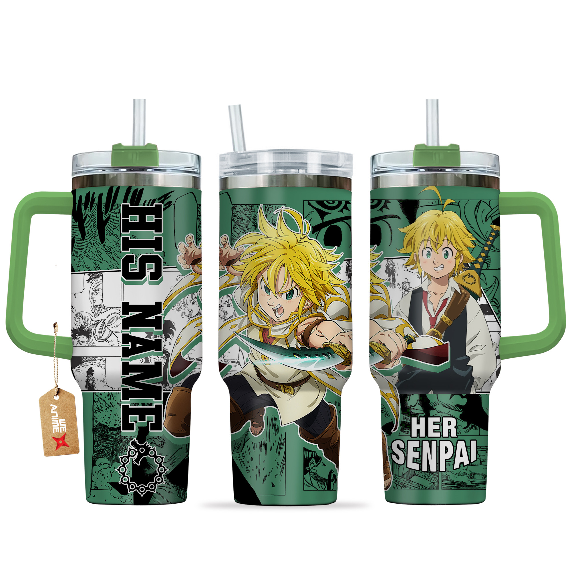 Meliodas The Seven Deadly Sins Anime Custom Stanley Cup 40 oz 30 oz Tumbler With HandleTVC2301134