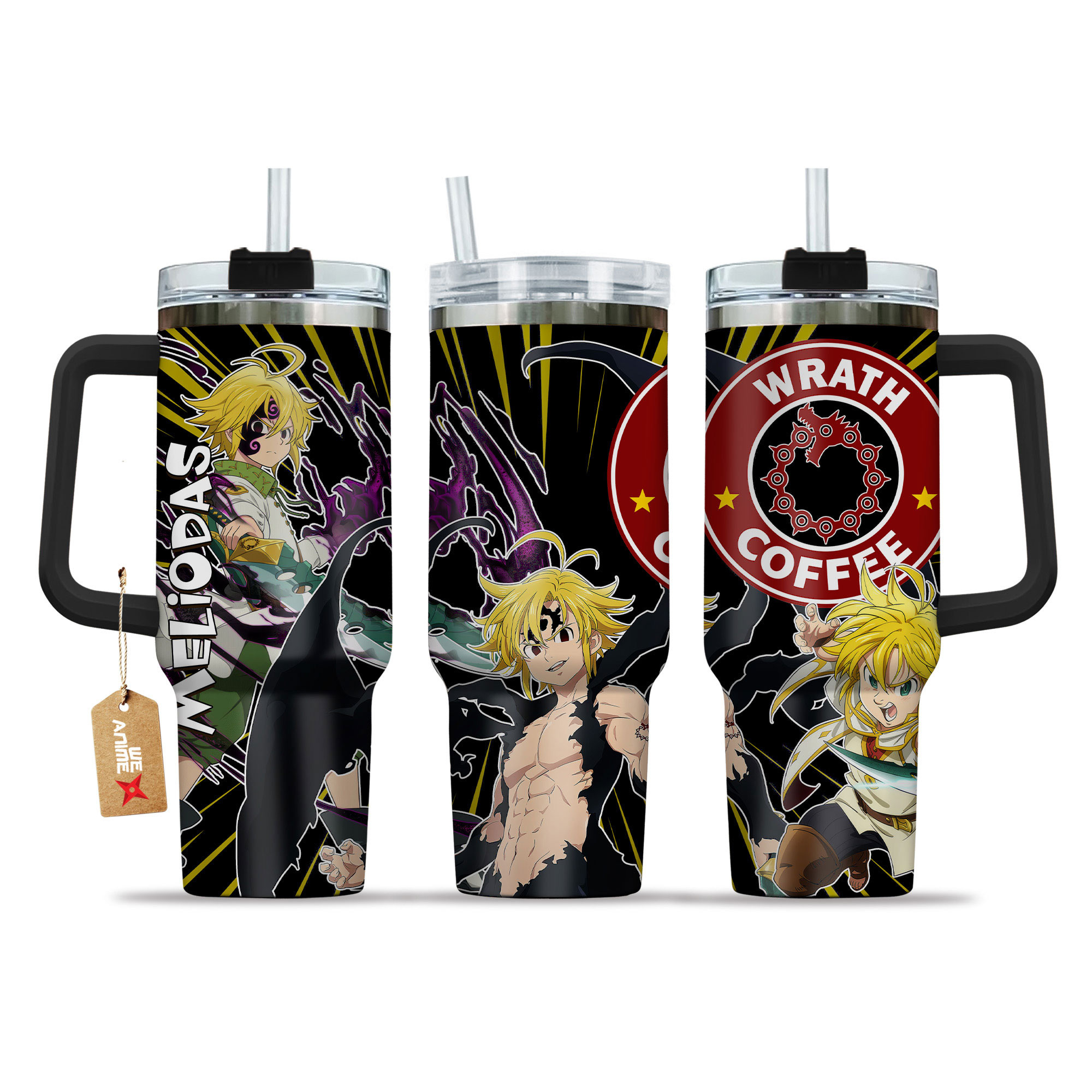 Meliodas The Seven Deadly Sins Anime Custom Stanley Cup 40 oz 30 oz Tumbler With HandleTVC2301153