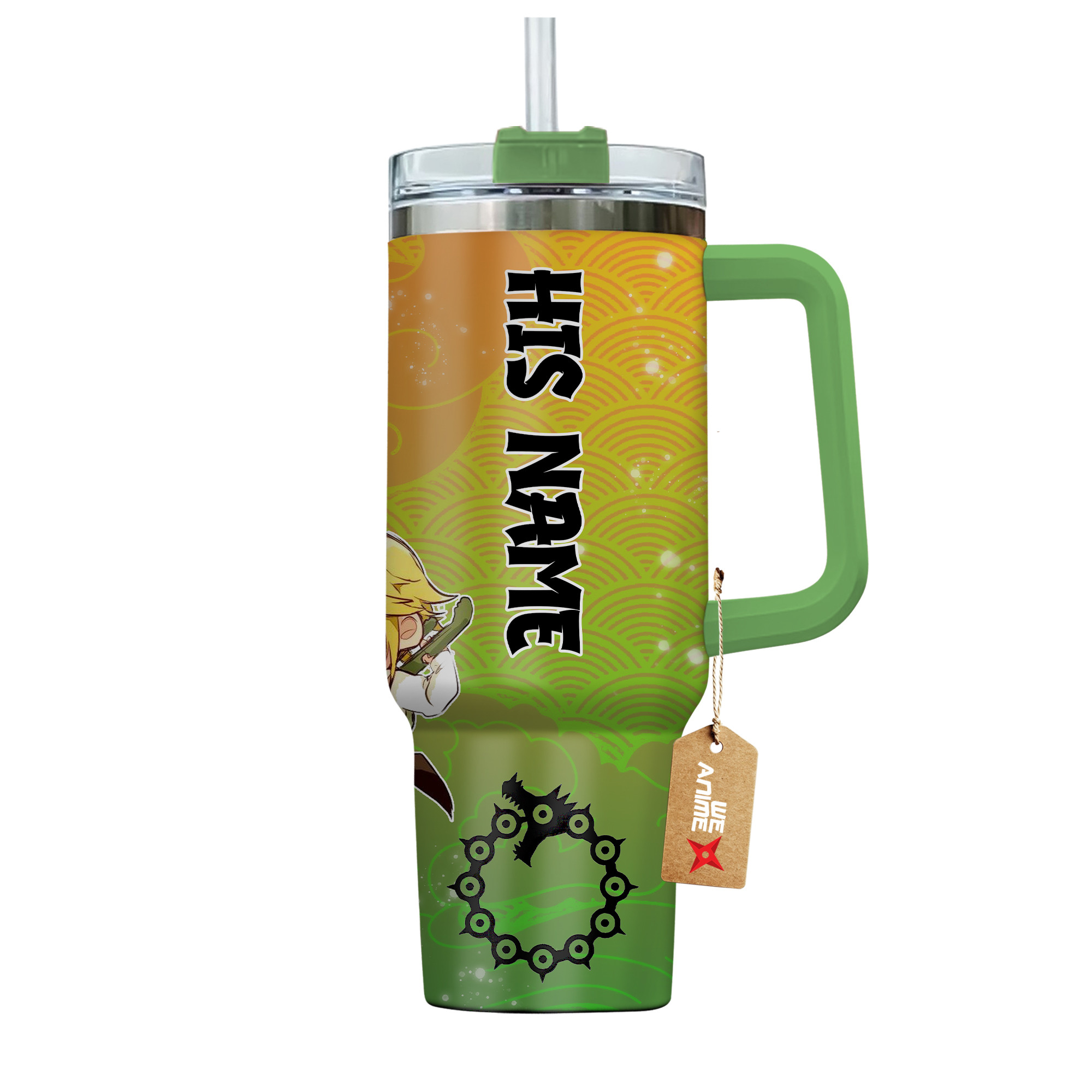 Meliodas The Seven Deadly Sins Anime Valentine Custom Stanley Cup 40 oz 30 oz Tumbler With HandleTVC2301166 - Image 4