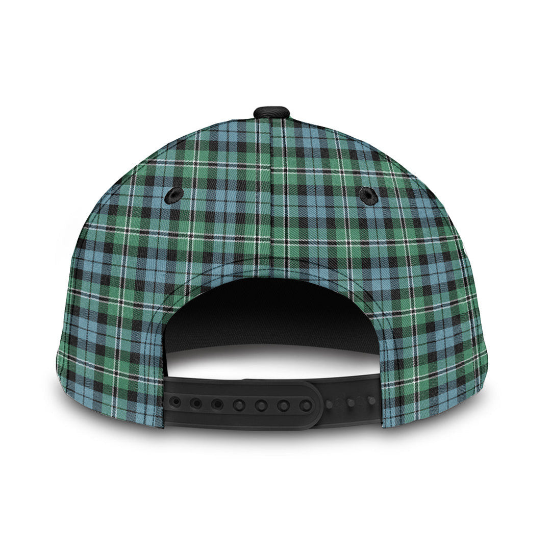 Melville Tartan Baseball Cap, Tartan Plaid Cap with Family Crest K23 Trucker Hats Custom Hats Gifts For Men & Women