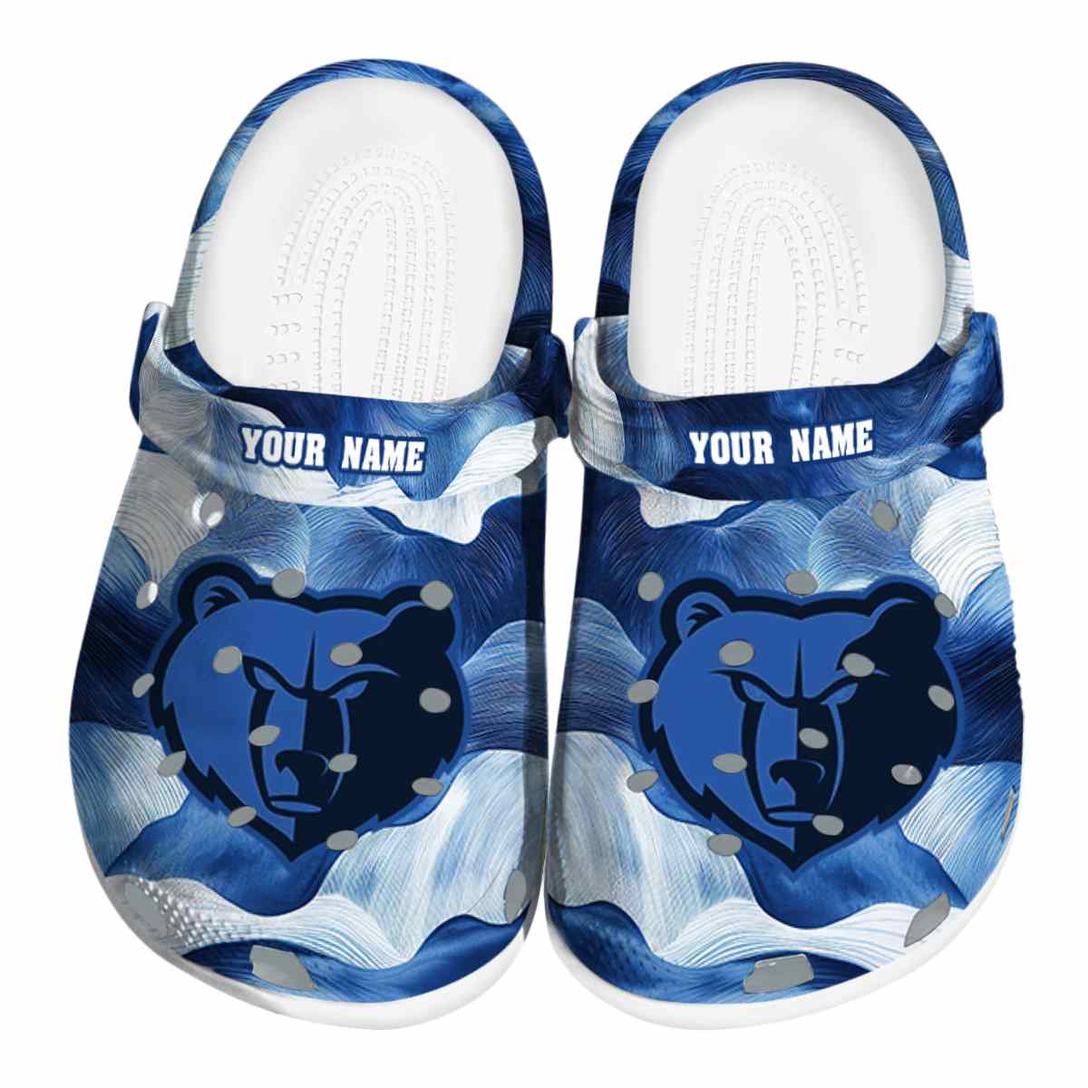 Memphis Grizzlies NBA Sport Crocs Crocband Clogs Shoes Comfortable For Men Women and Kids