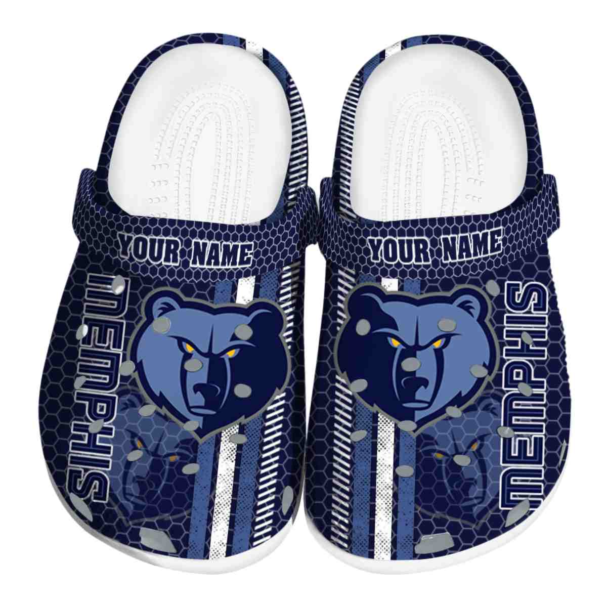 Memphis Grizzlies NBA Sport Crocs Crocband Clogs Shoes Comfortable For Men Women and Kids