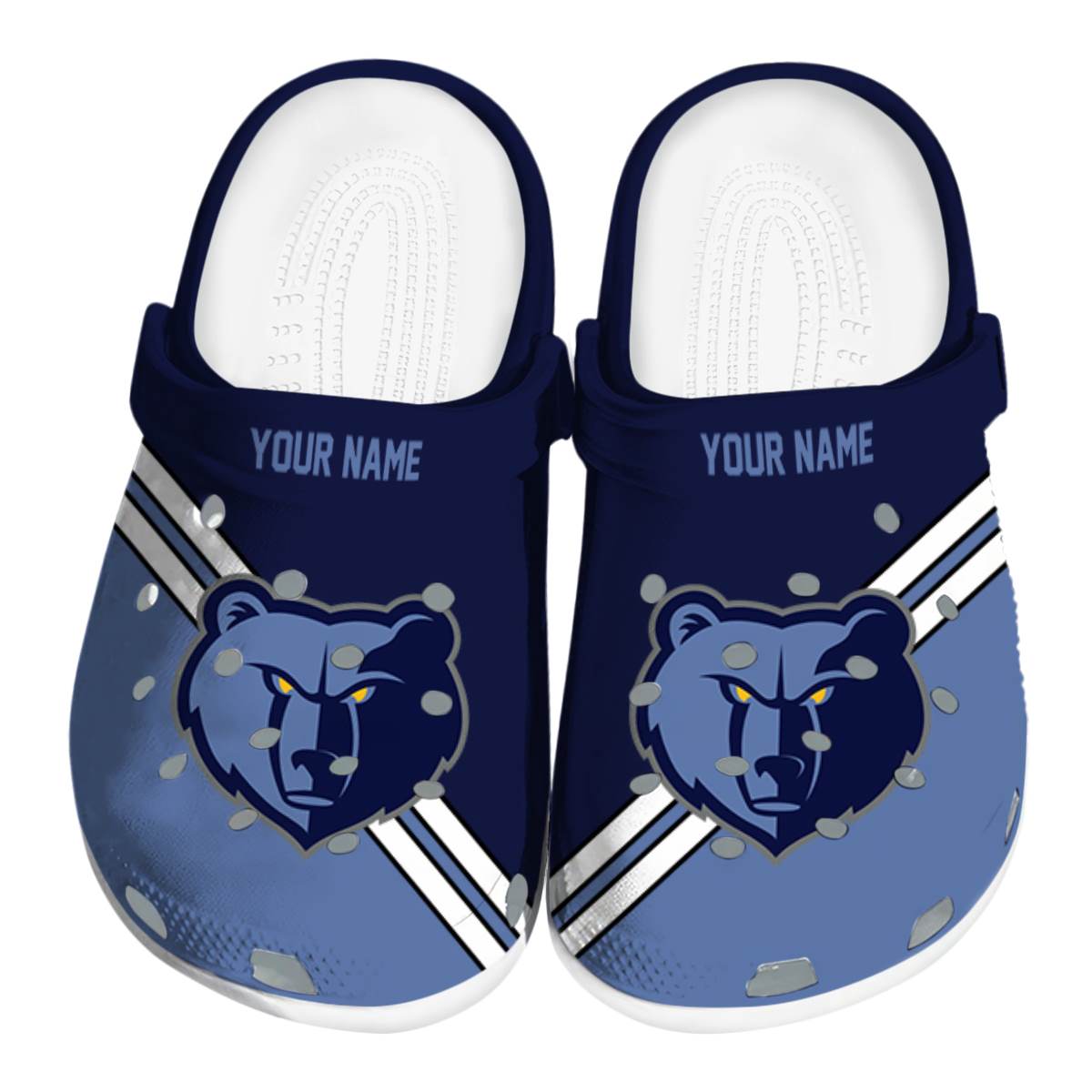Memphis Grizzlies NBA Sport Crocs Crocband Clogs Shoes Comfortable For Men Women and Kids
