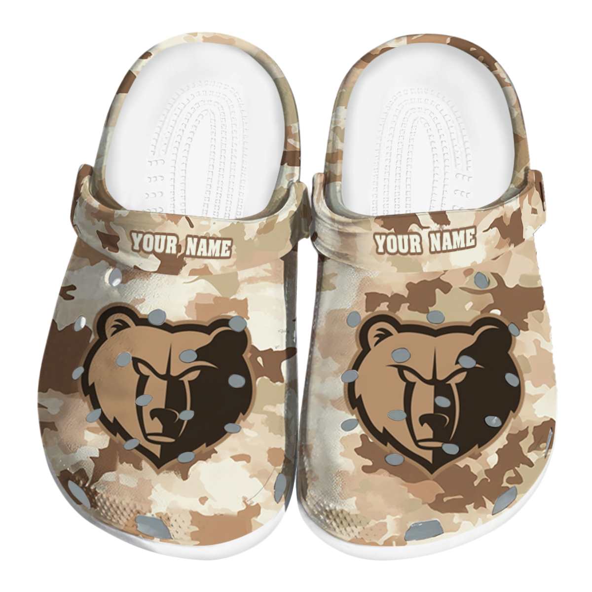 Memphis Grizzlies NBA Sport Crocs Crocband Clogs Shoes Comfortable For Men Women and Kids