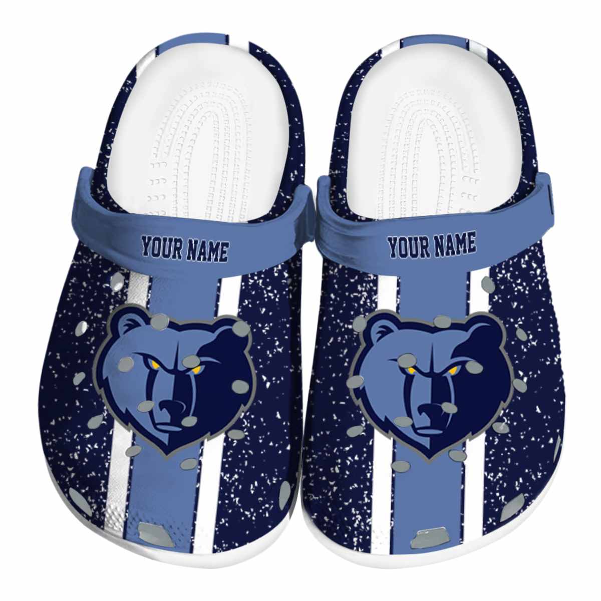 Memphis Grizzlies NBA Sport Crocs Crocband Clogs Shoes Comfortable For Men Women and Kids