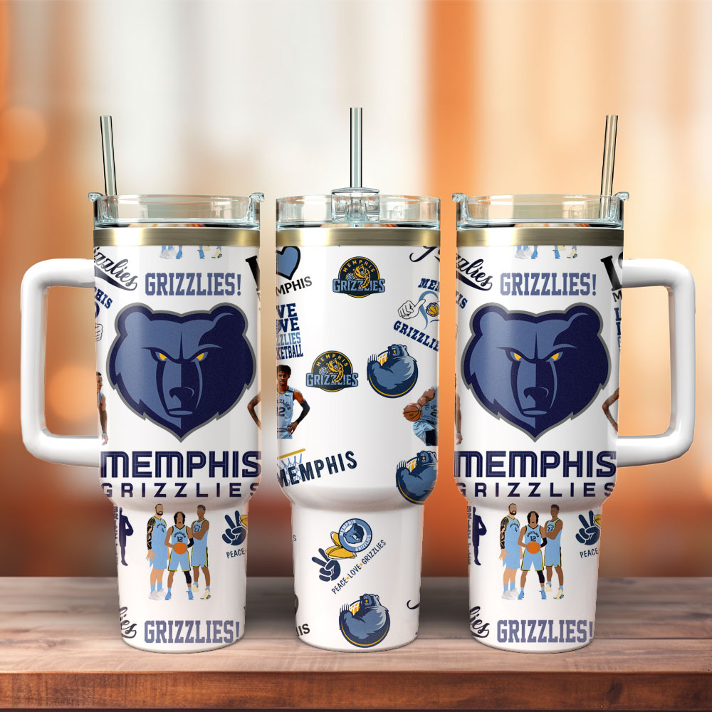 Memphis Grizzlies NBA Sports Custom Stanley Cup 40 oz 30 oz Tumbler With HandleTVC2301404