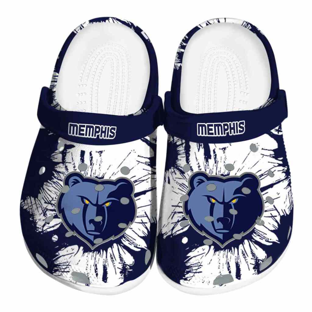 Memphis Grizzlies Splatter Graphics ClogTVC1801709