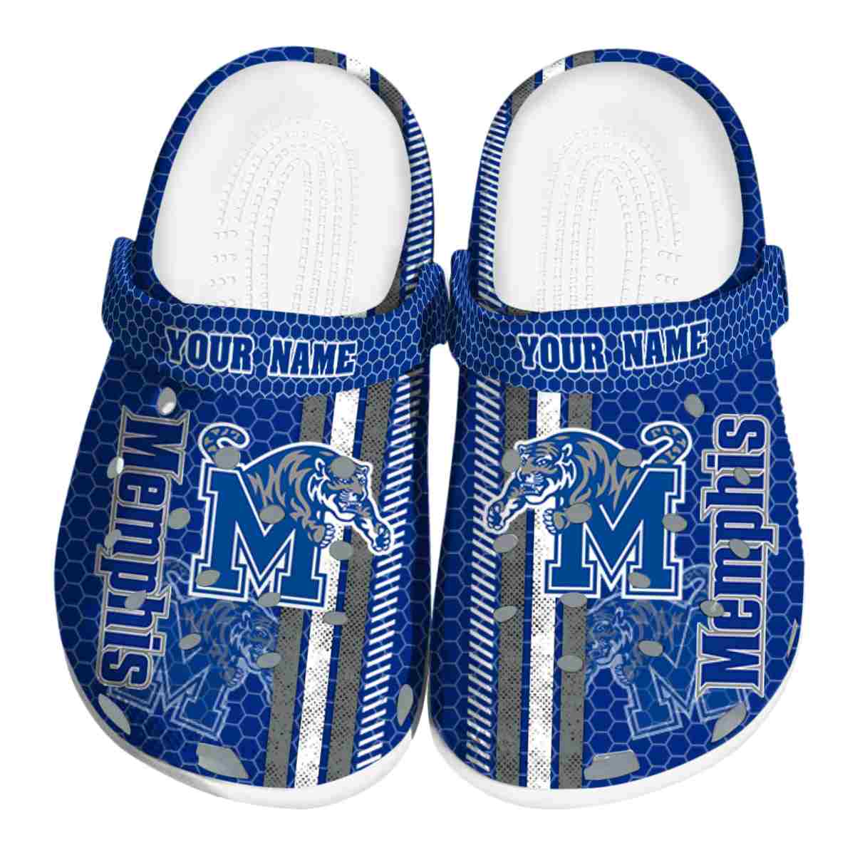 Memphis Tigers NCAA Sport Crocs Crocband Clogs Shoes Comfortable For Men Women and Kids
